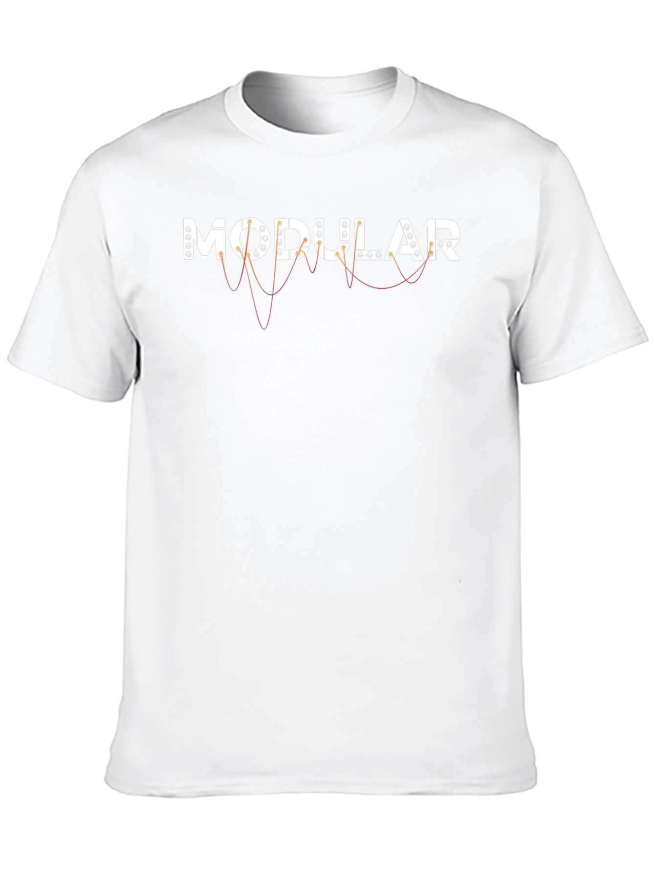 Modular Synth Graphic Tee - Electronic Music Shirt