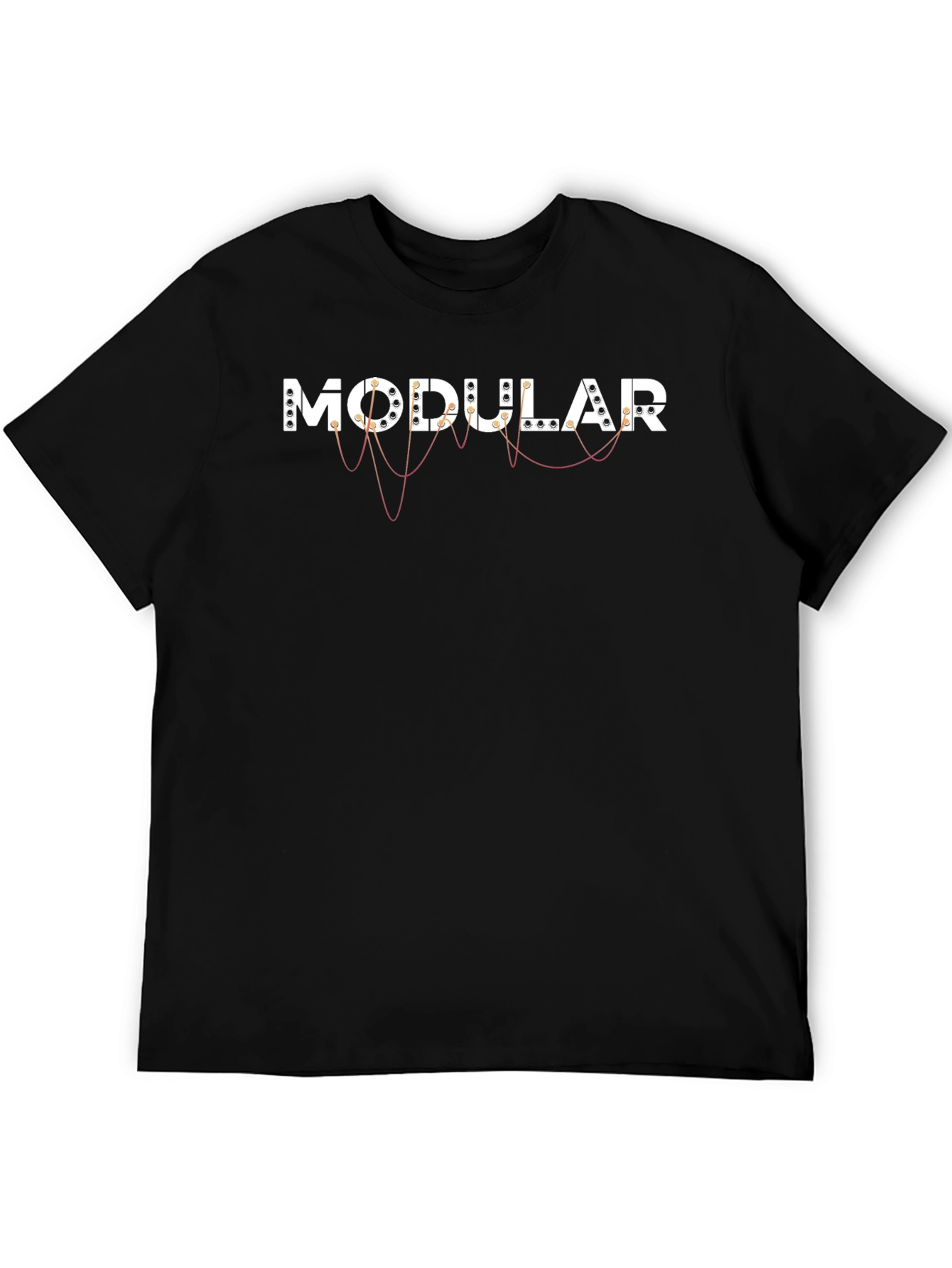 Modular Synth Graphic Tee - Electronic Music Shirt