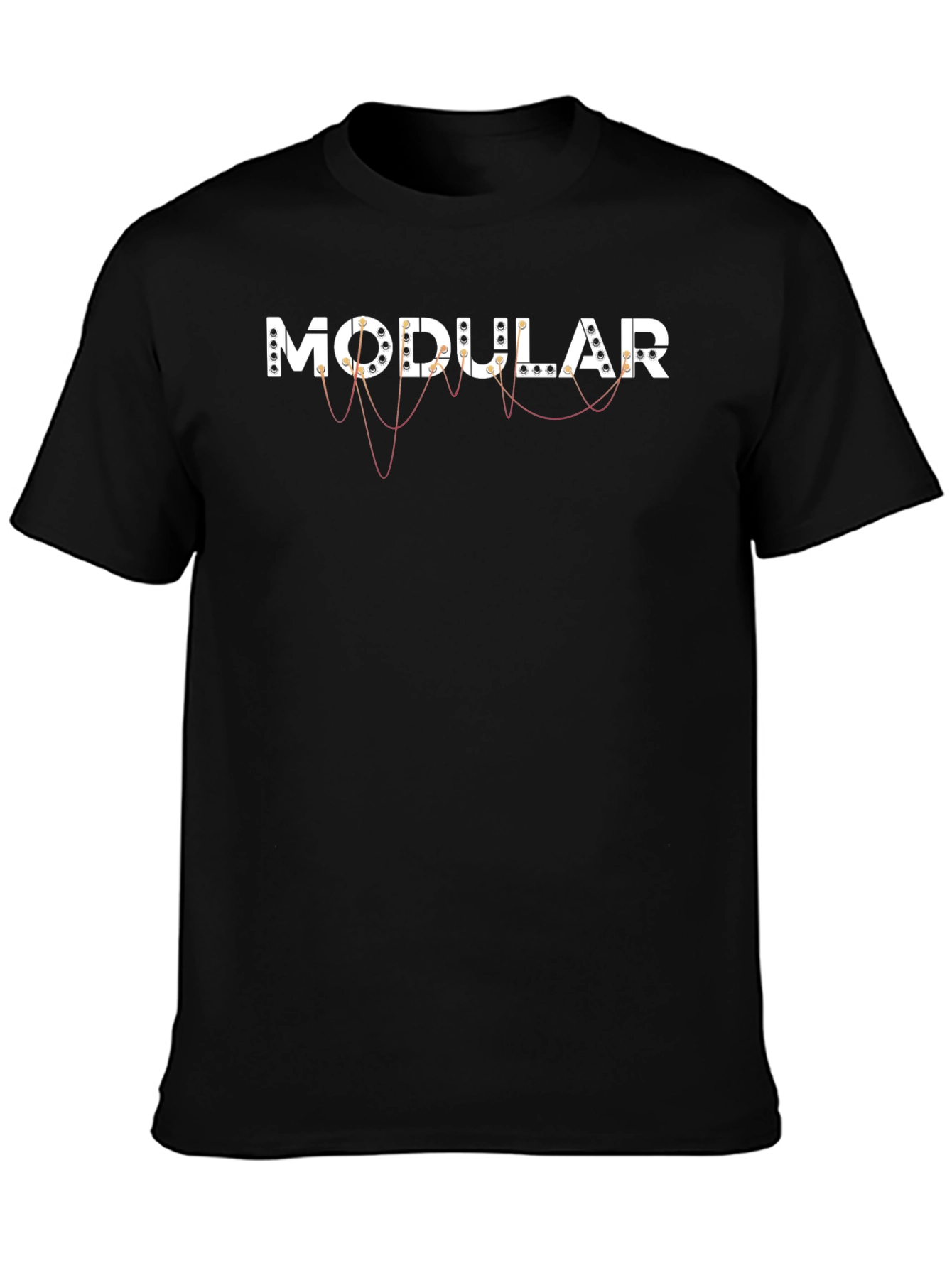 Modular Synth Graphic Tee - Electronic Music Shirt