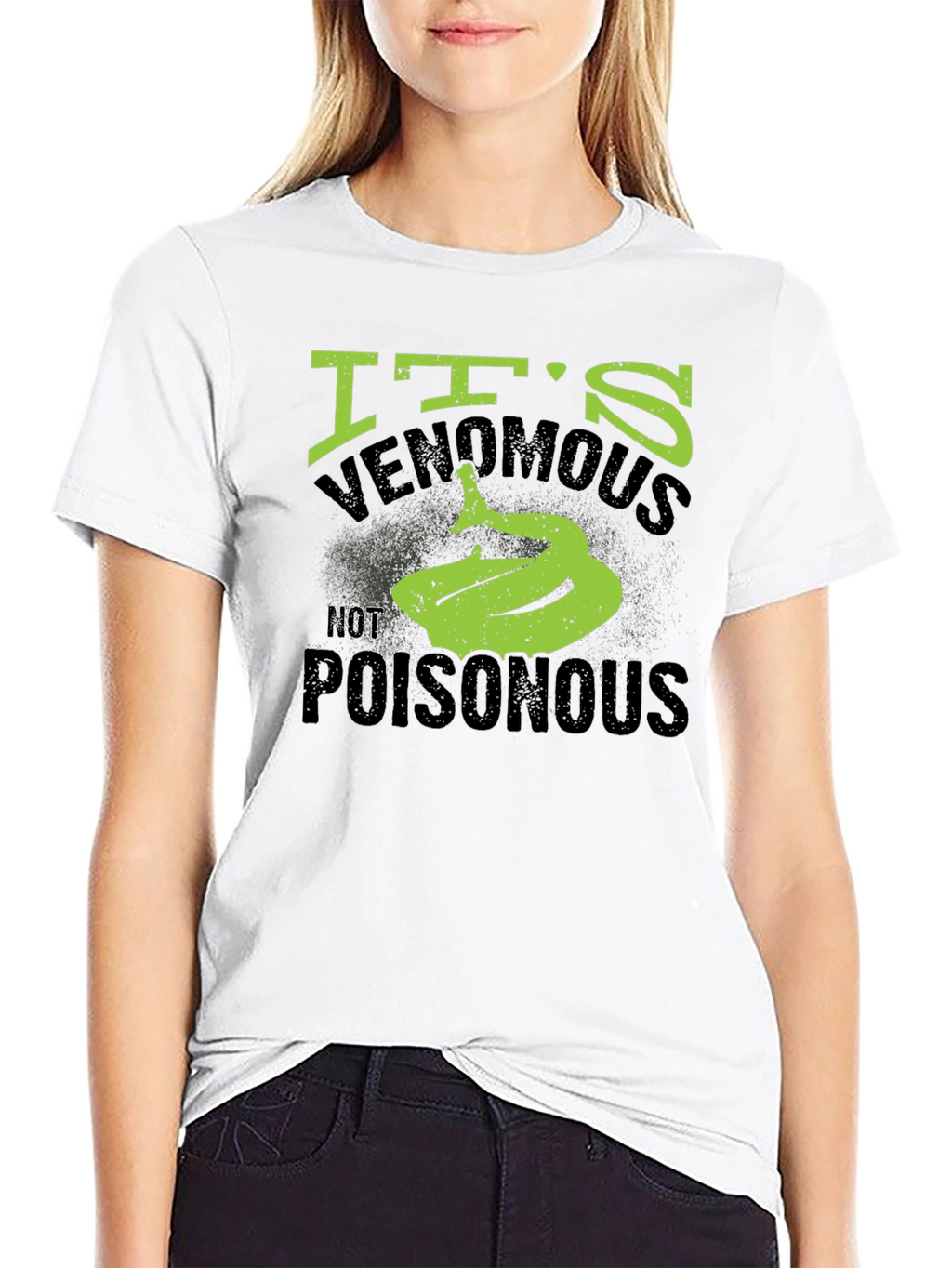 Its Venomous Not Poisonous Snake Graphic T-Shirt