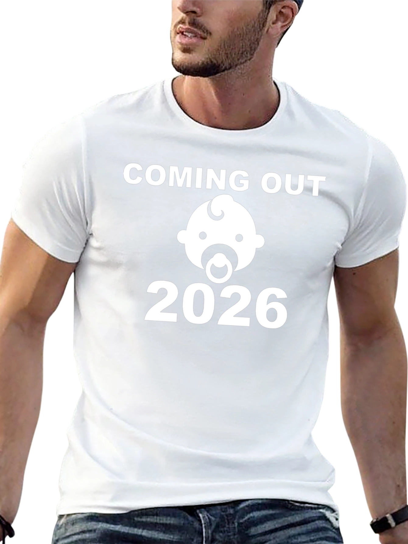Coming Out 2026 Baby Announcement T-Shirt