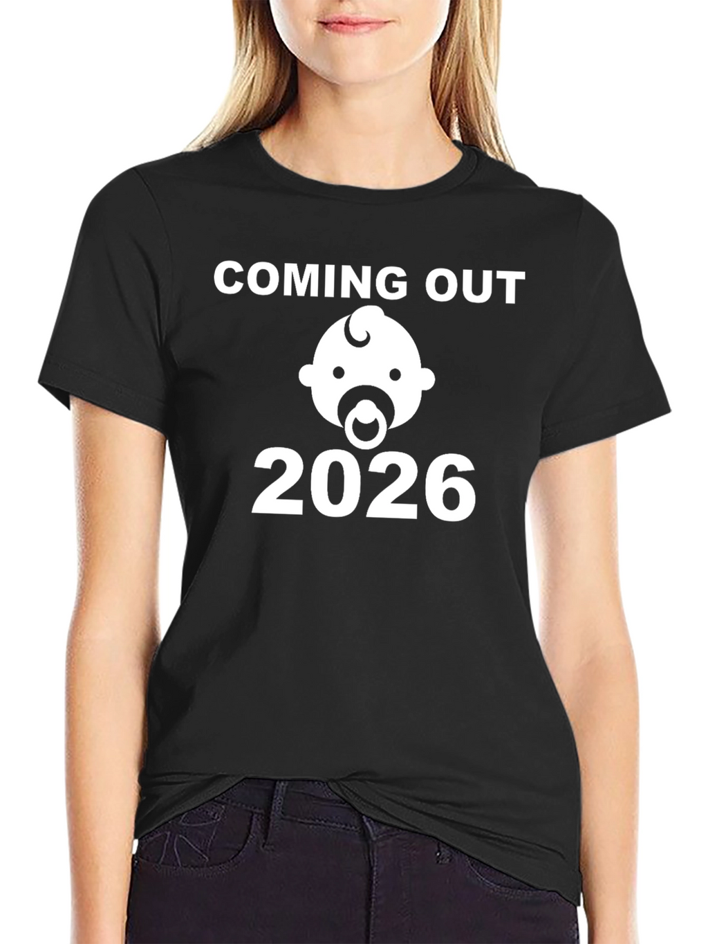 Coming Out 2026 Baby Announcement T-Shirt