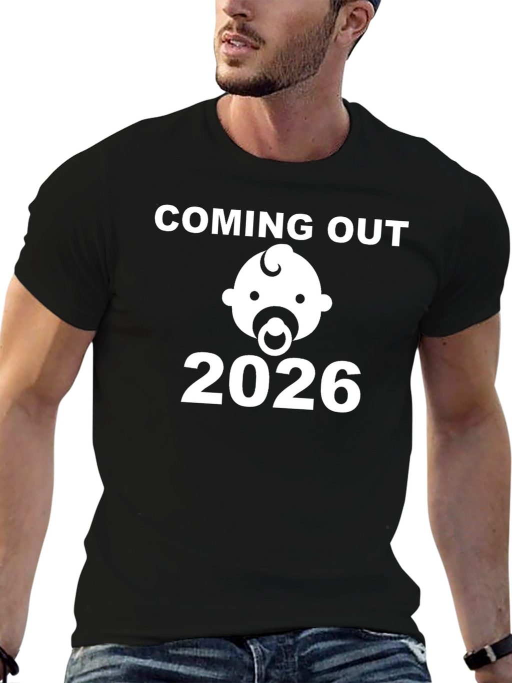 Coming Out 2026 Baby Announcement T-Shirt