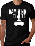 Gaming Elite T-Shirt - Retro Joystick Design