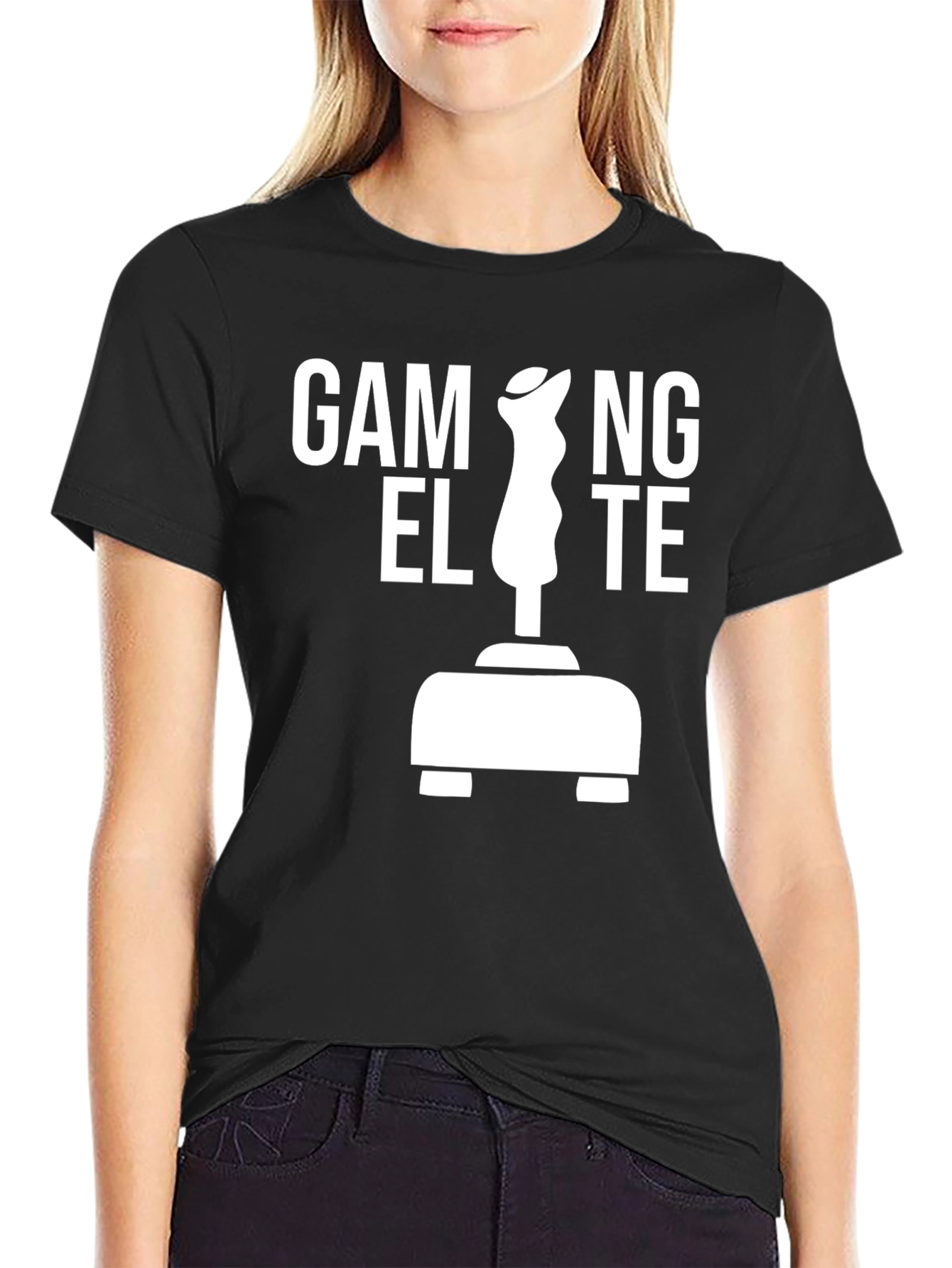 Gaming Elite T-Shirt - Retro Joystick Design