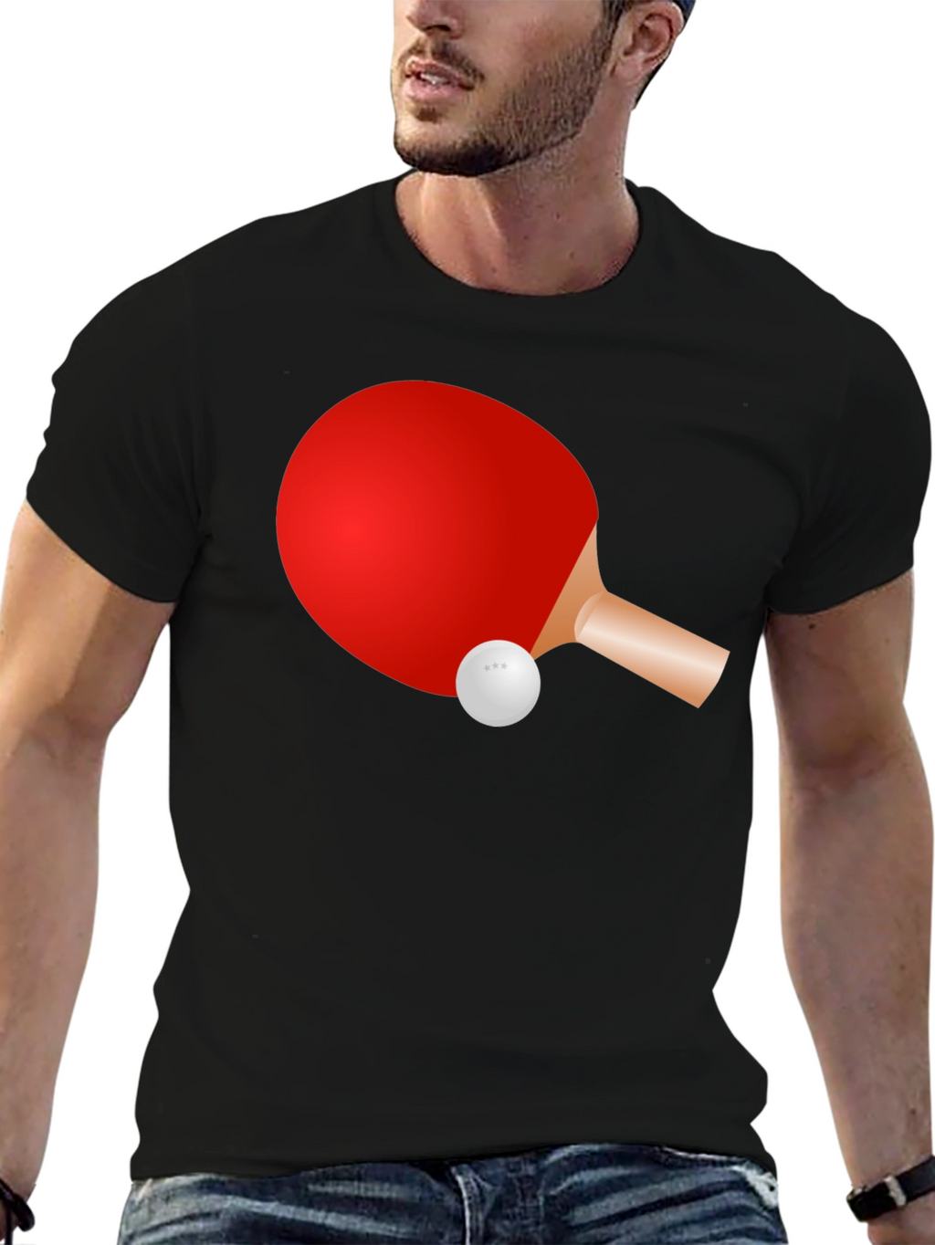 Ping Pong Paddle Graphic Tee