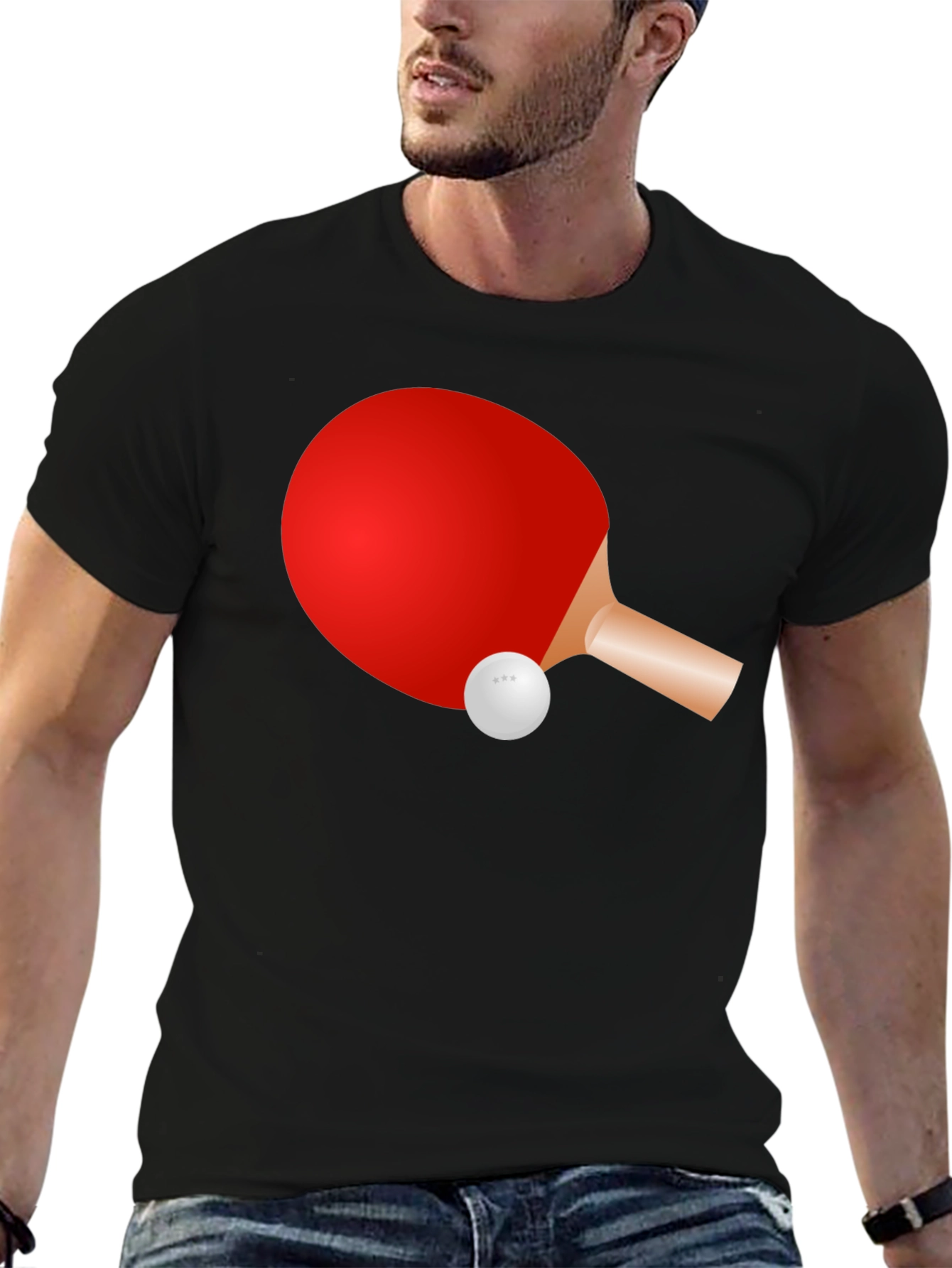 Ping Pong Paddle Graphic Tee