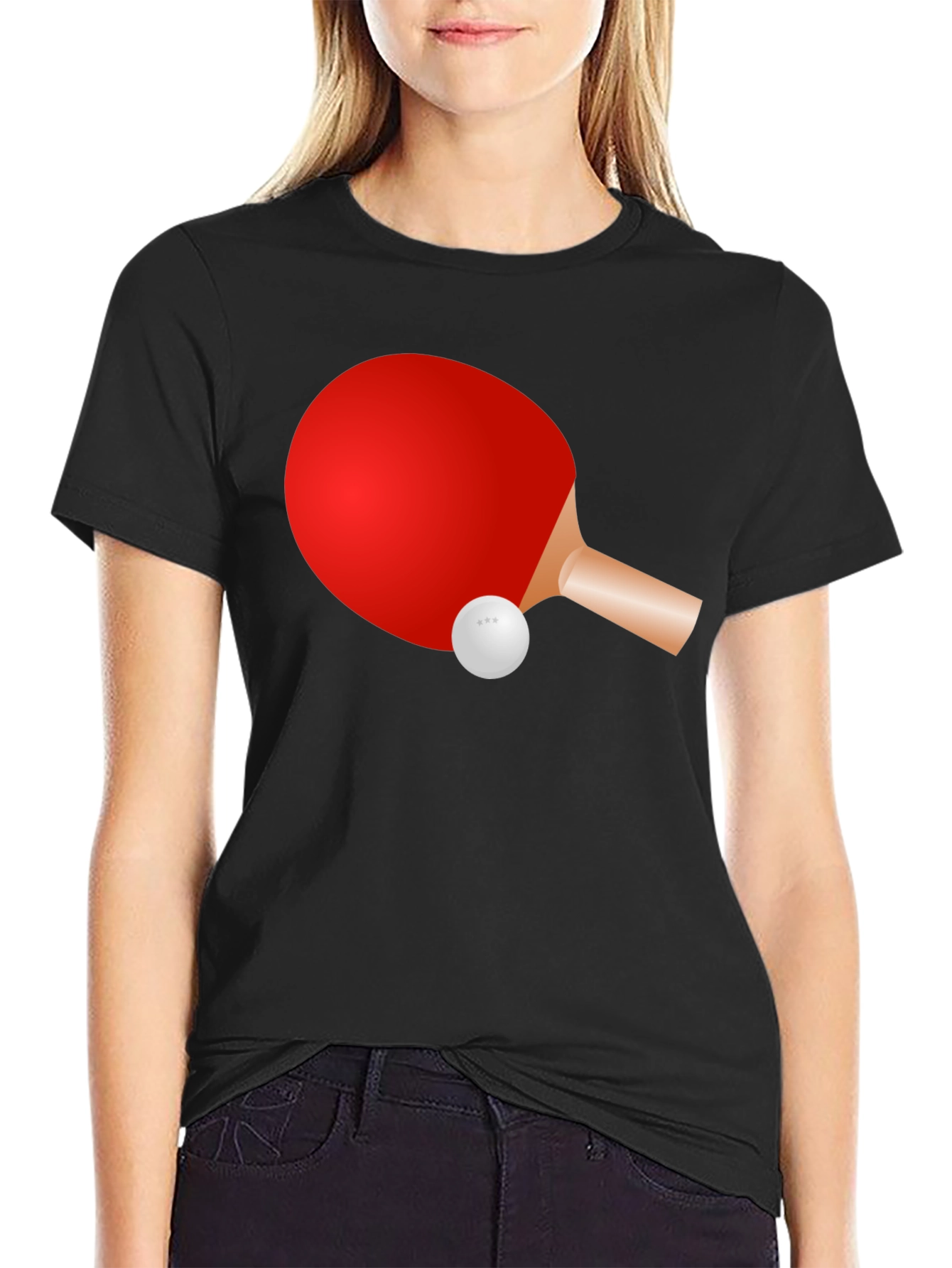 Ping Pong Paddle Graphic Tee