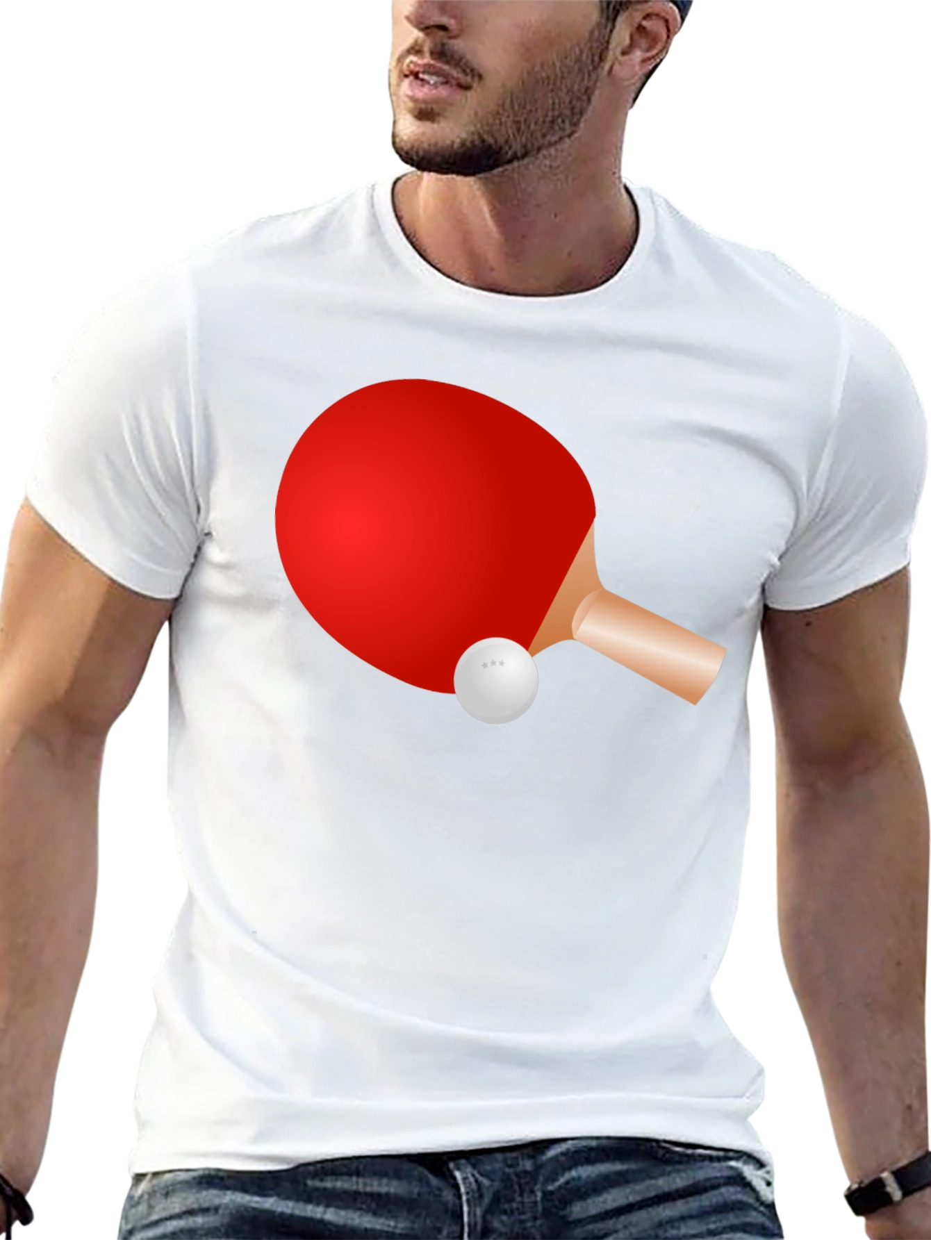 Ping Pong Paddle Graphic Tee