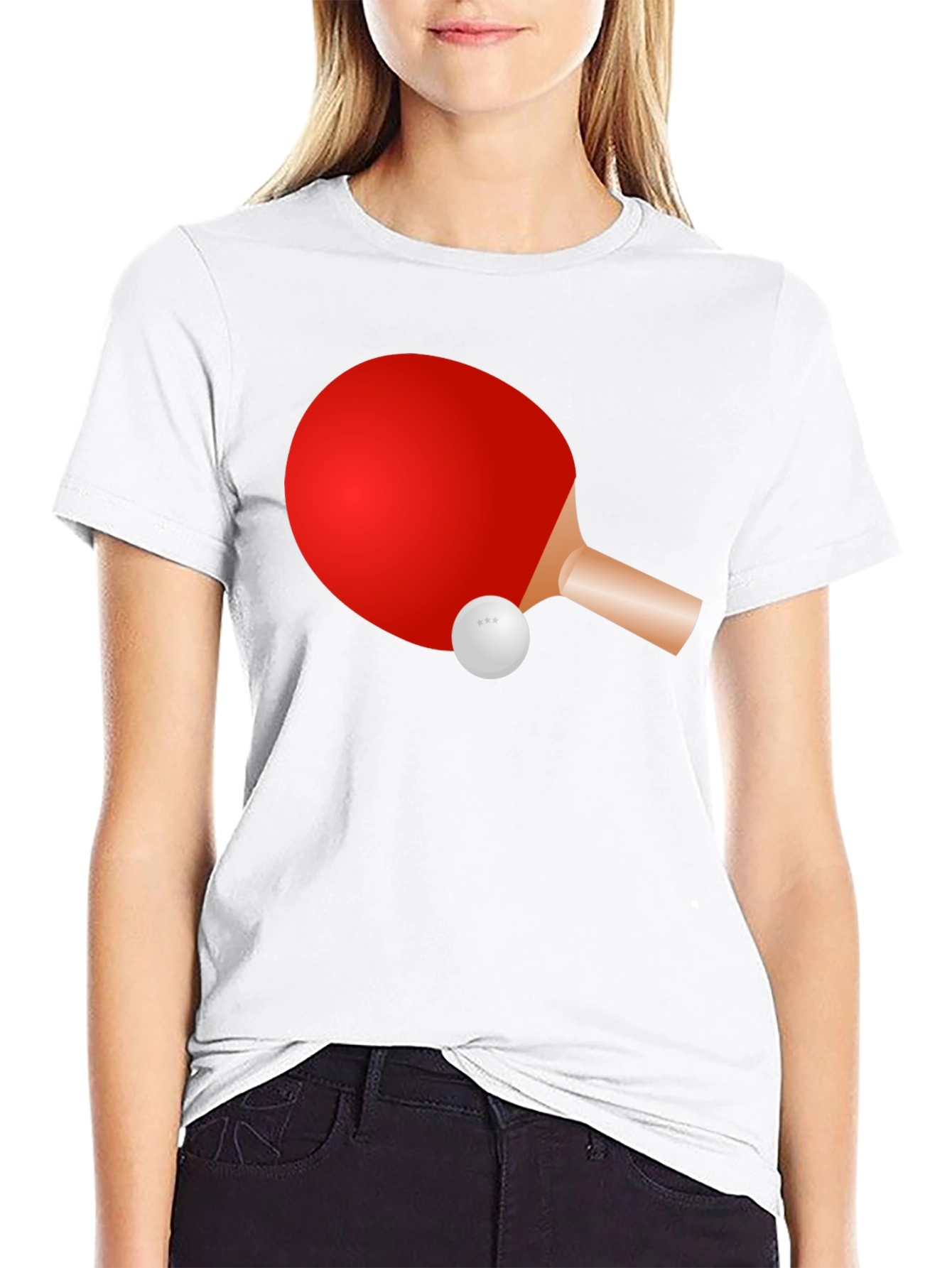 Ping Pong Paddle Graphic Tee