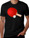 Ping Pong Paddle Graphic Tee