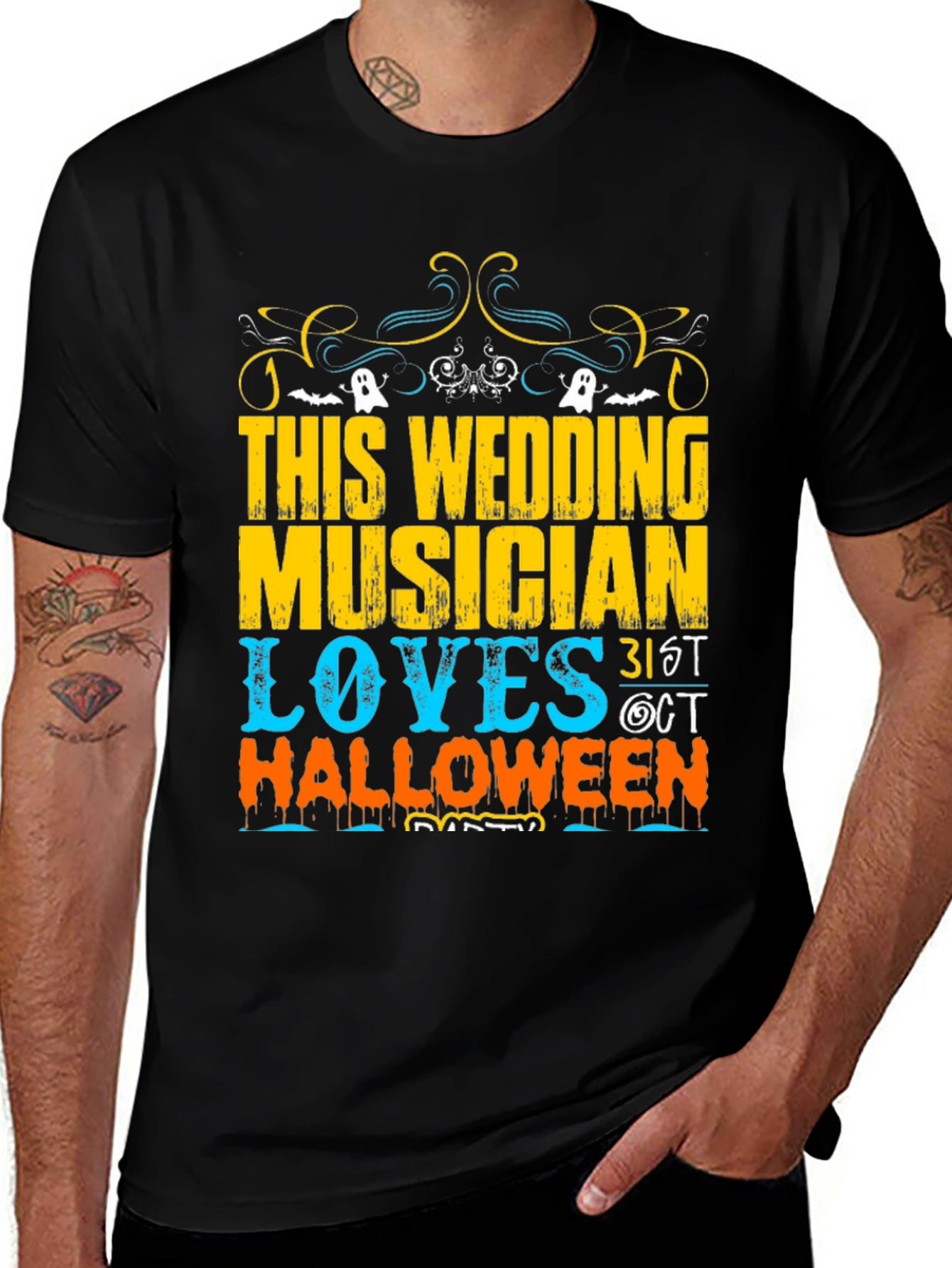 Wedding Musician Halloween T-Shirt