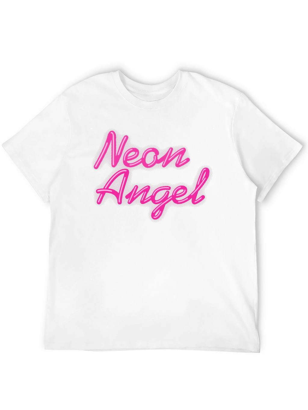 Neon Angel Black T-Shirt