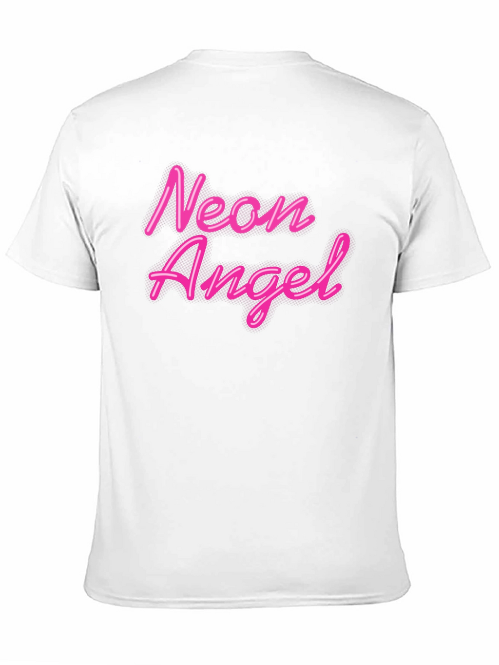 Neon Angel Black T-Shirt