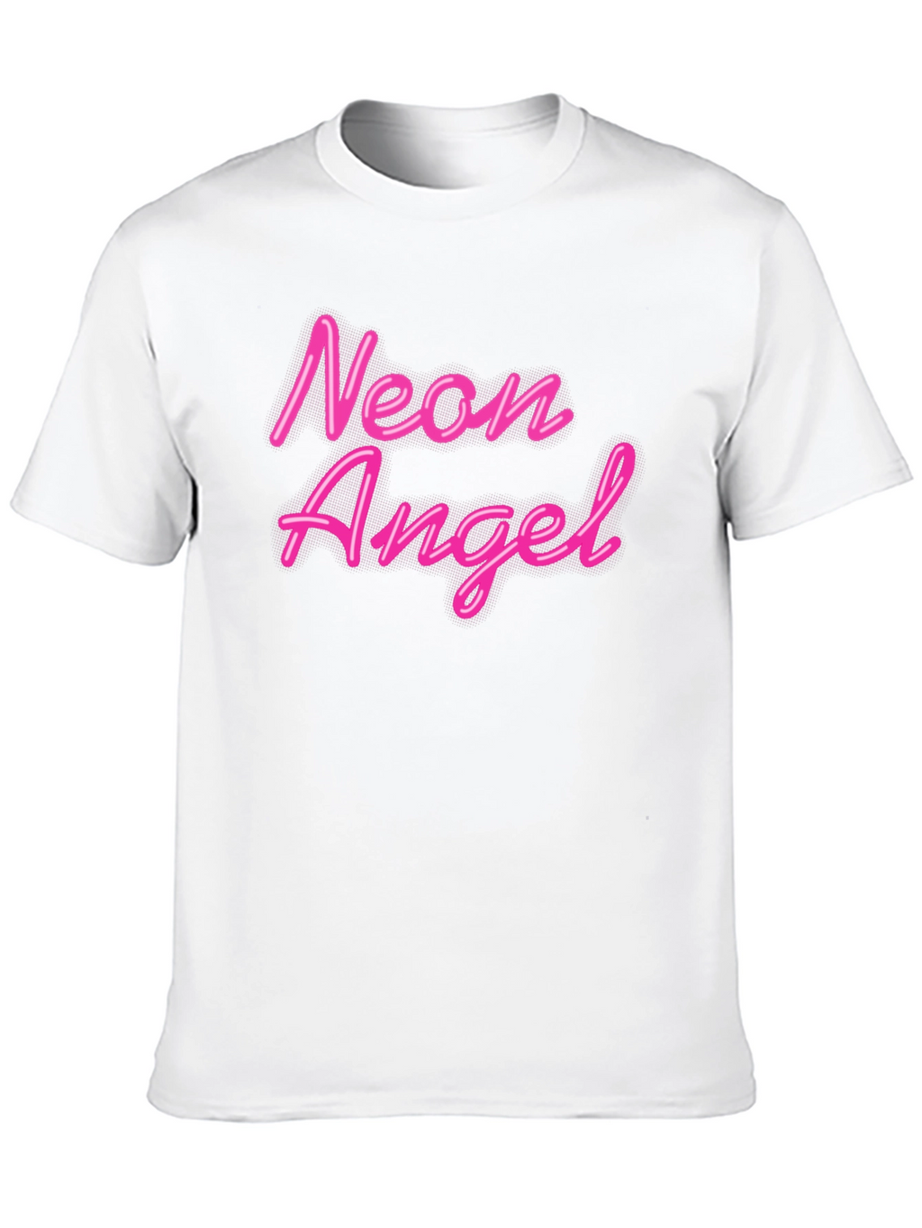 Neon Angel Black T-Shirt