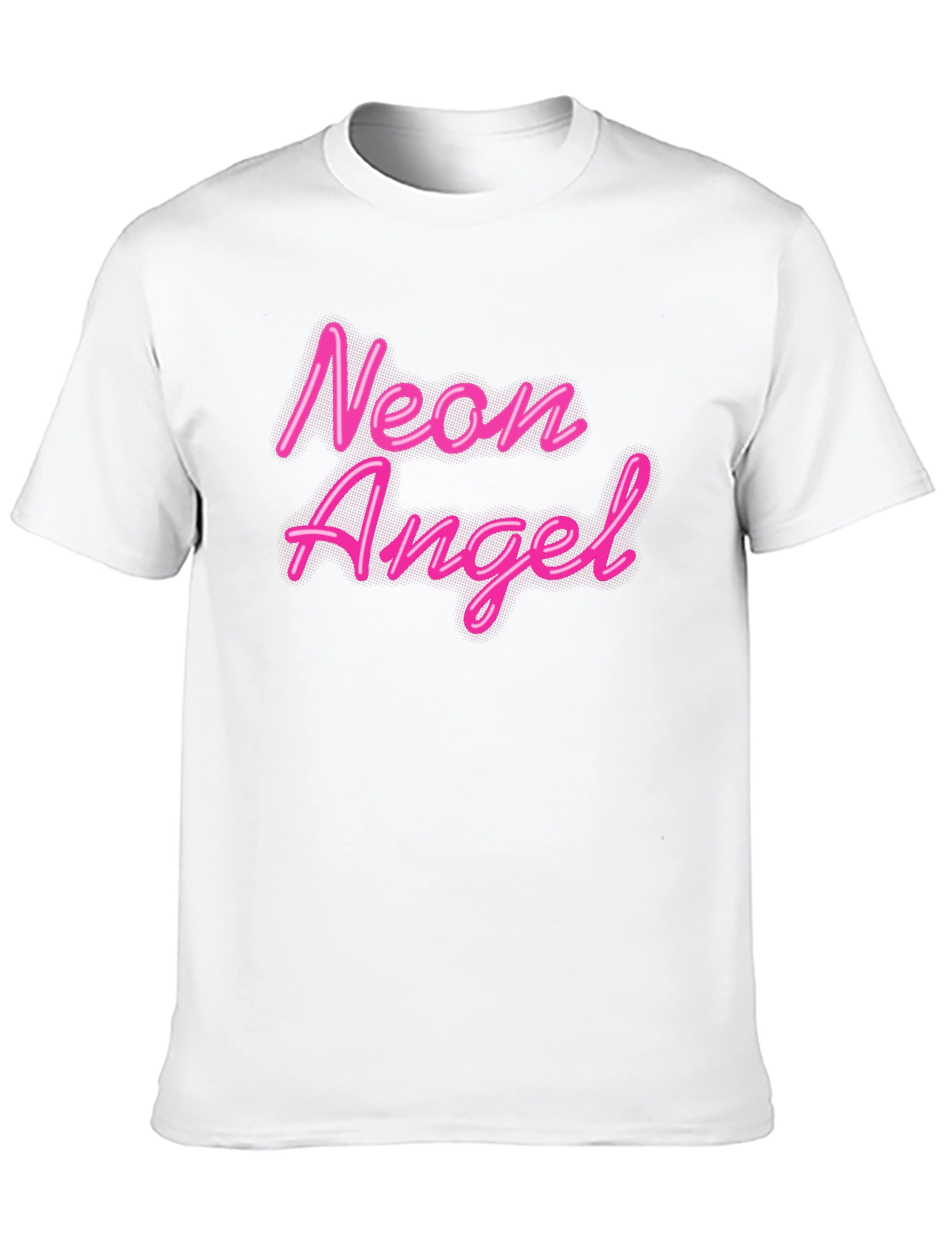 Neon Angel Black T-Shirt