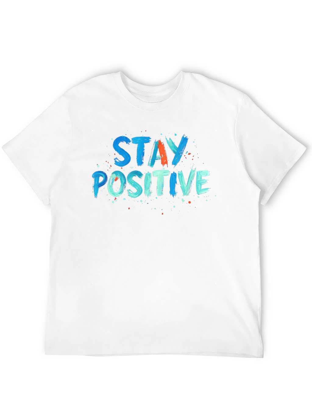 Stay Positive Graphic Tee - Black