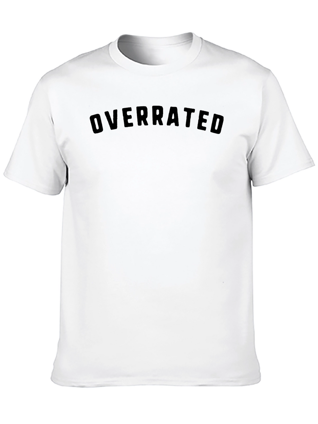 Overrated Graphic T-Shirt - Unisex Casual Tee