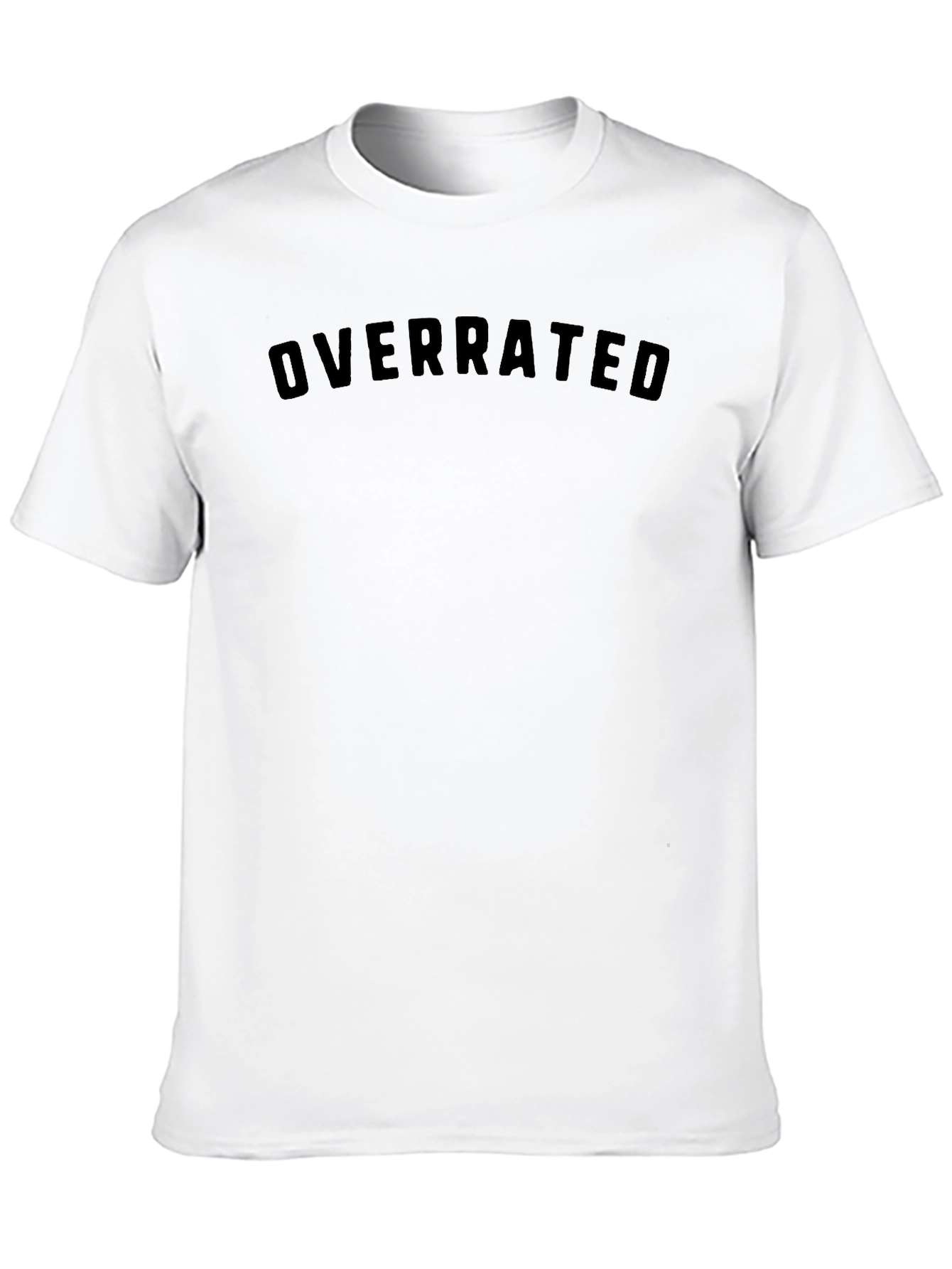 Overrated Graphic T-Shirt - Unisex Casual Tee