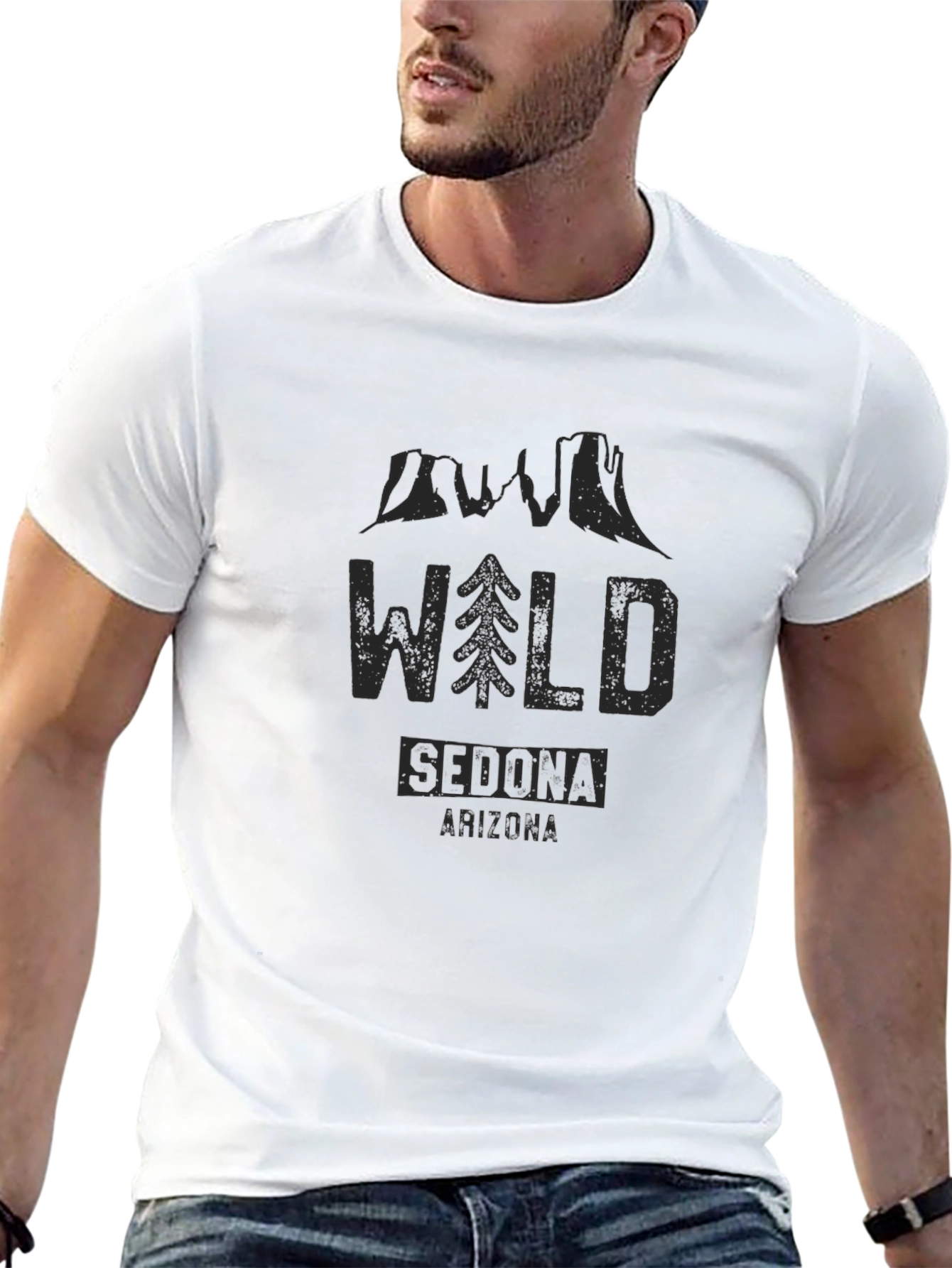 Wild Sedona Arizona Graphic Tee - Black
