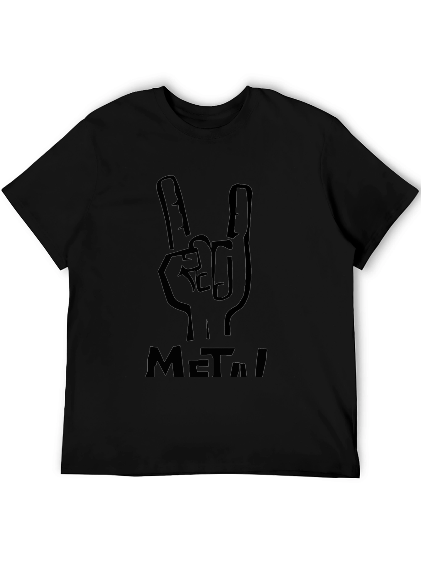 Black Metal Hand Sign T-Shirt