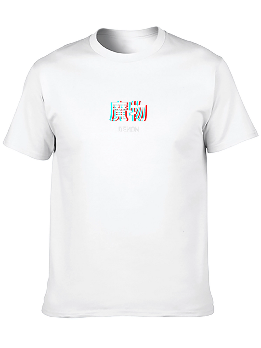 Demon Text Graphic T-Shirt - Black