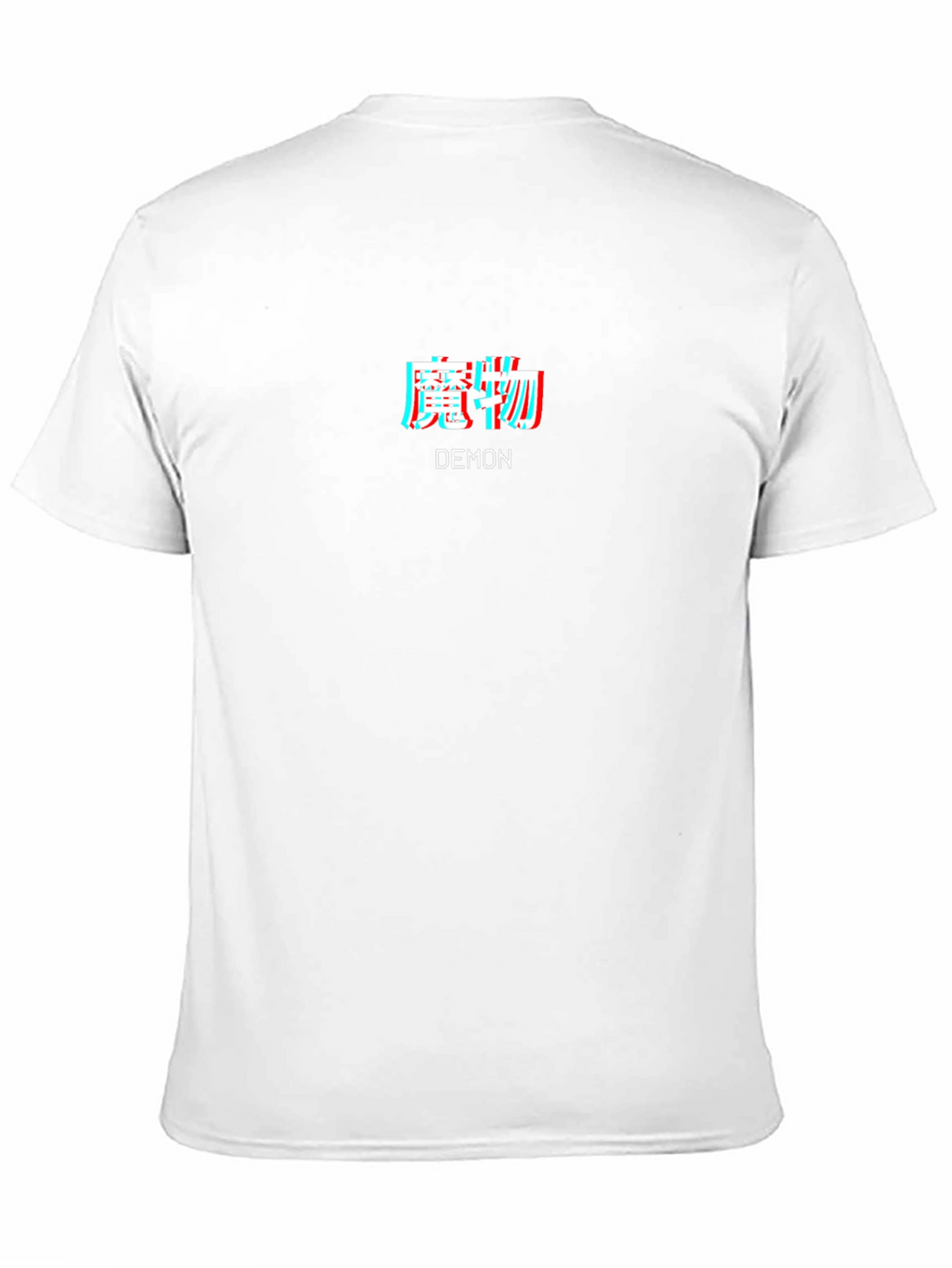 Demon Text Graphic T-Shirt - Black