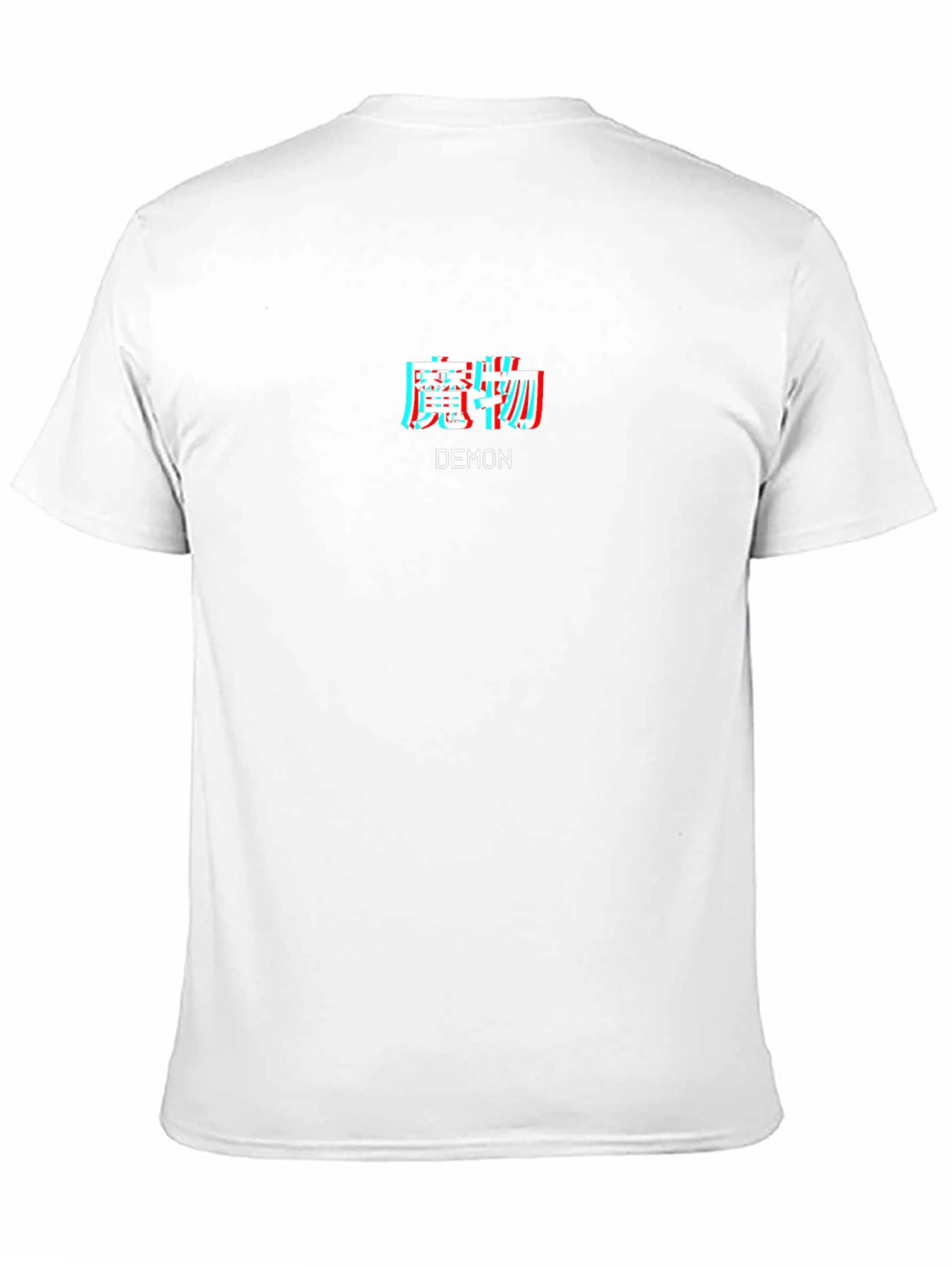 Demon Text Graphic T-Shirt - Black