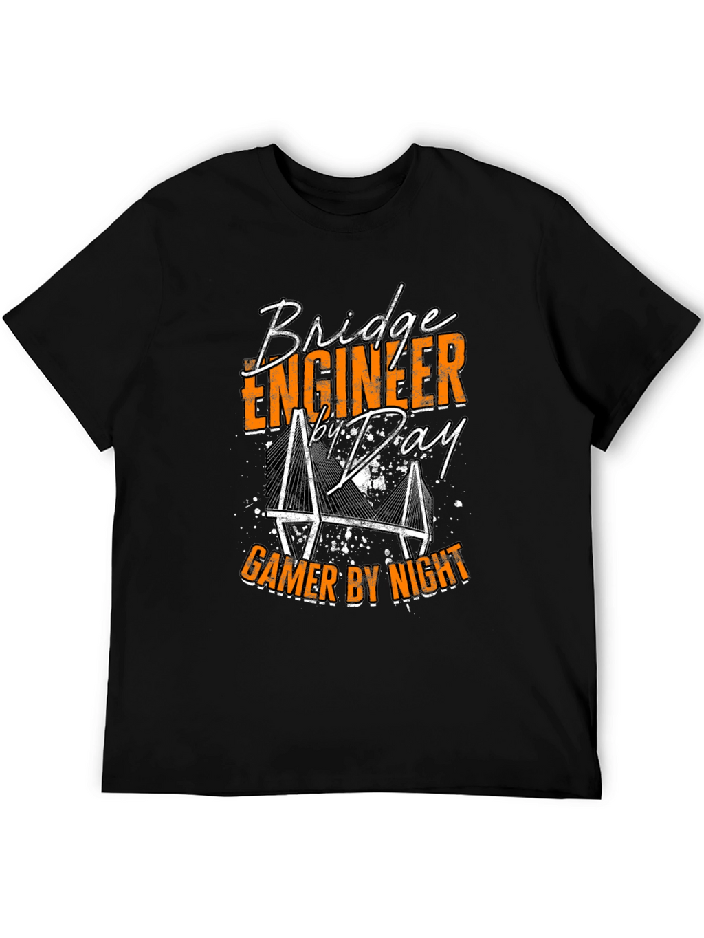 Bridge Engineer Gamer T-Shirt - Day/Night Fun