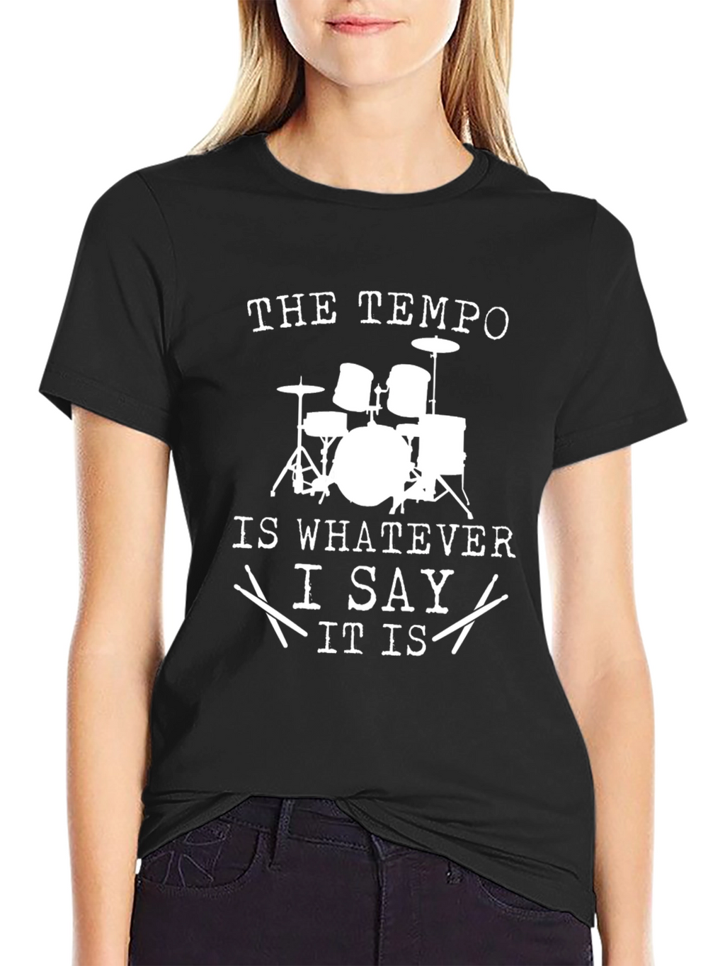 Drummer Tempo Black T-Shirt