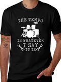 Drummer Tempo Black T-Shirt