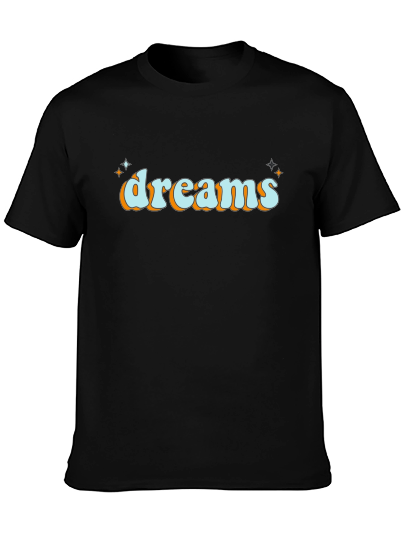 Dreams Retro Graphic Tee - Black