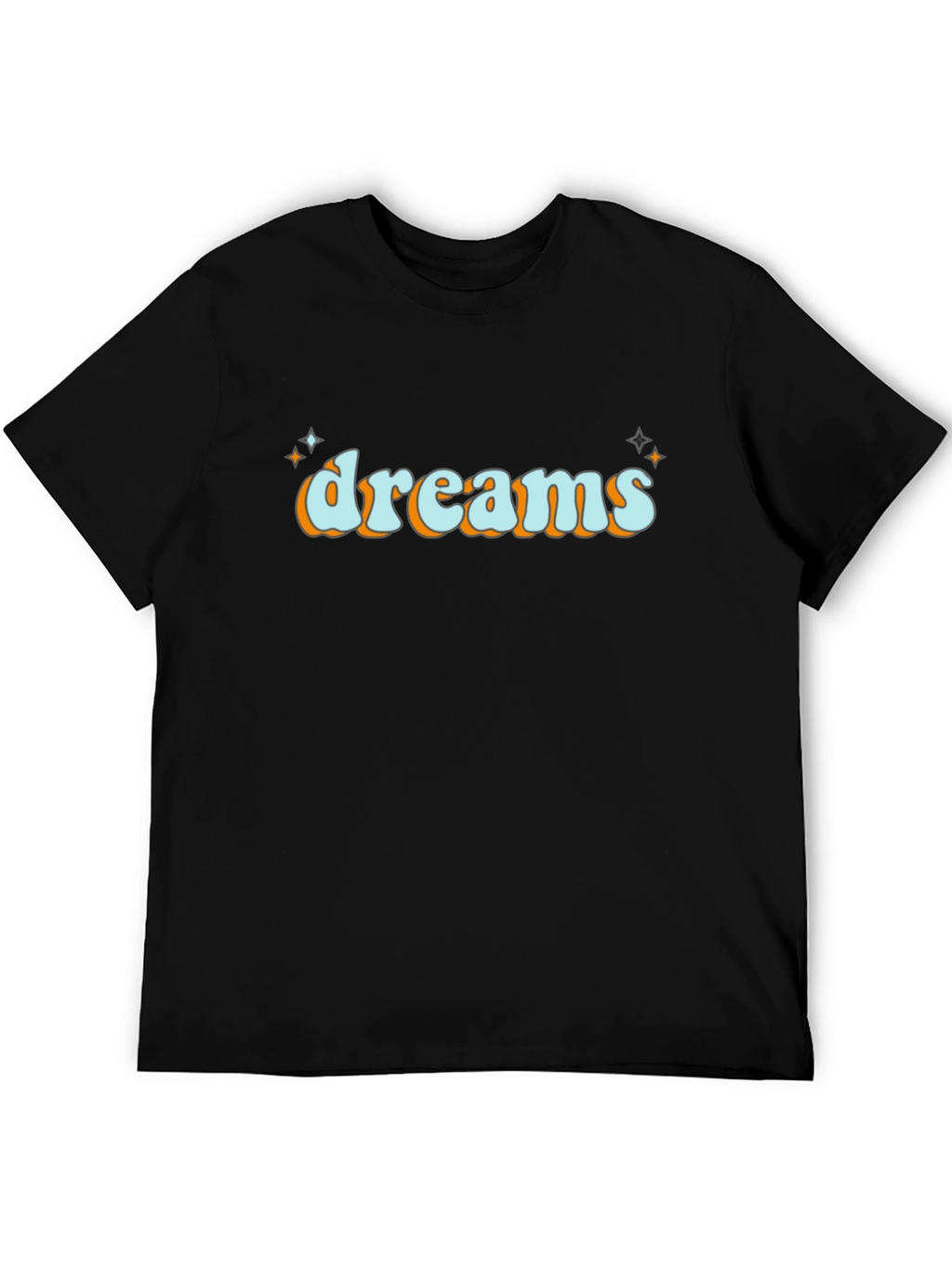 Dreams Retro Graphic Tee - Black