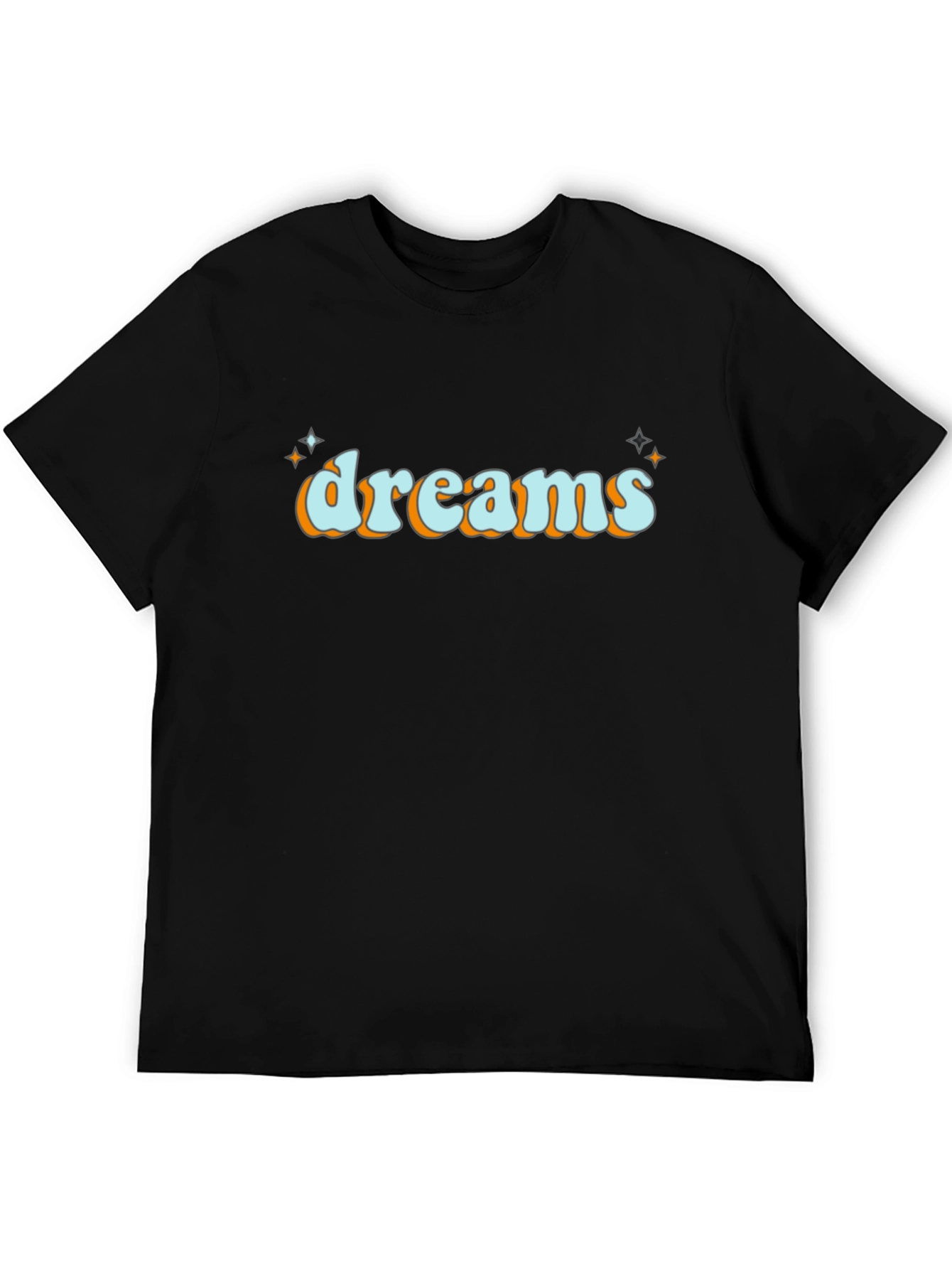 Dreams Retro Graphic Tee - Black