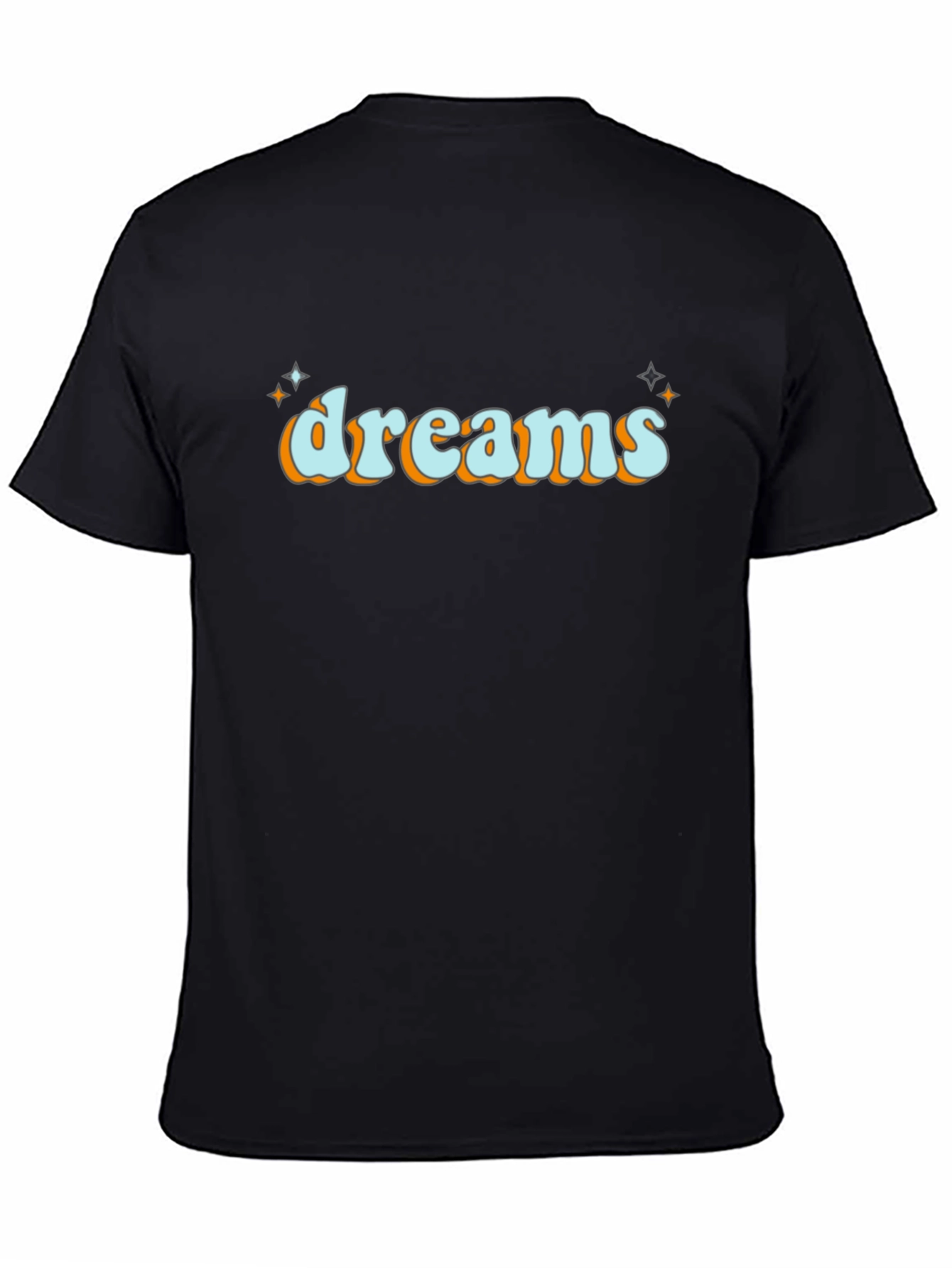 Dreams Retro Graphic Tee - Black