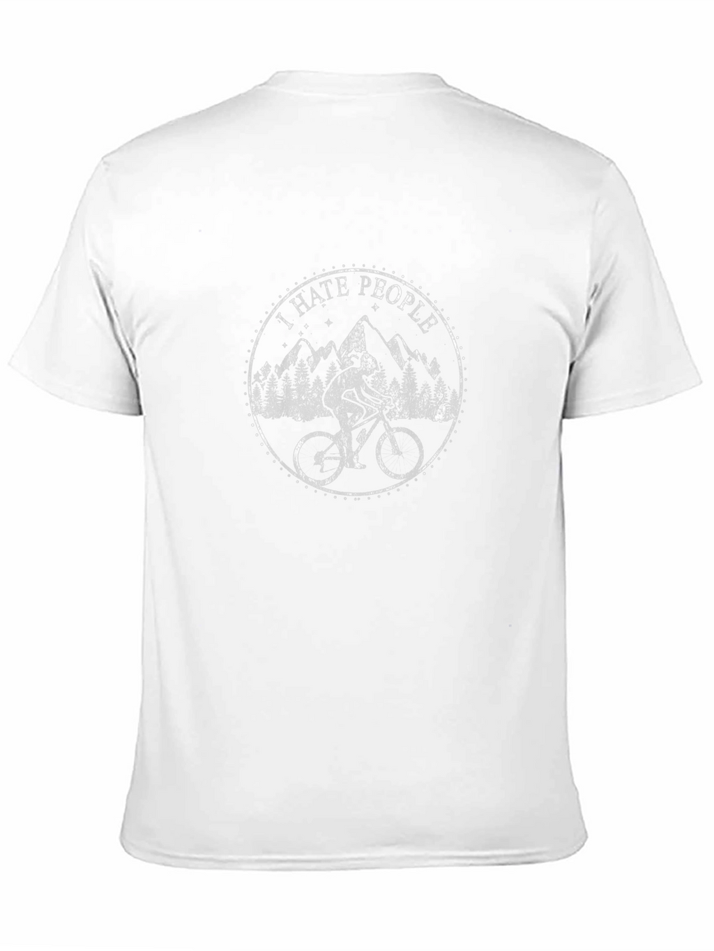 I Hate People Mountain Biking T-Shirt