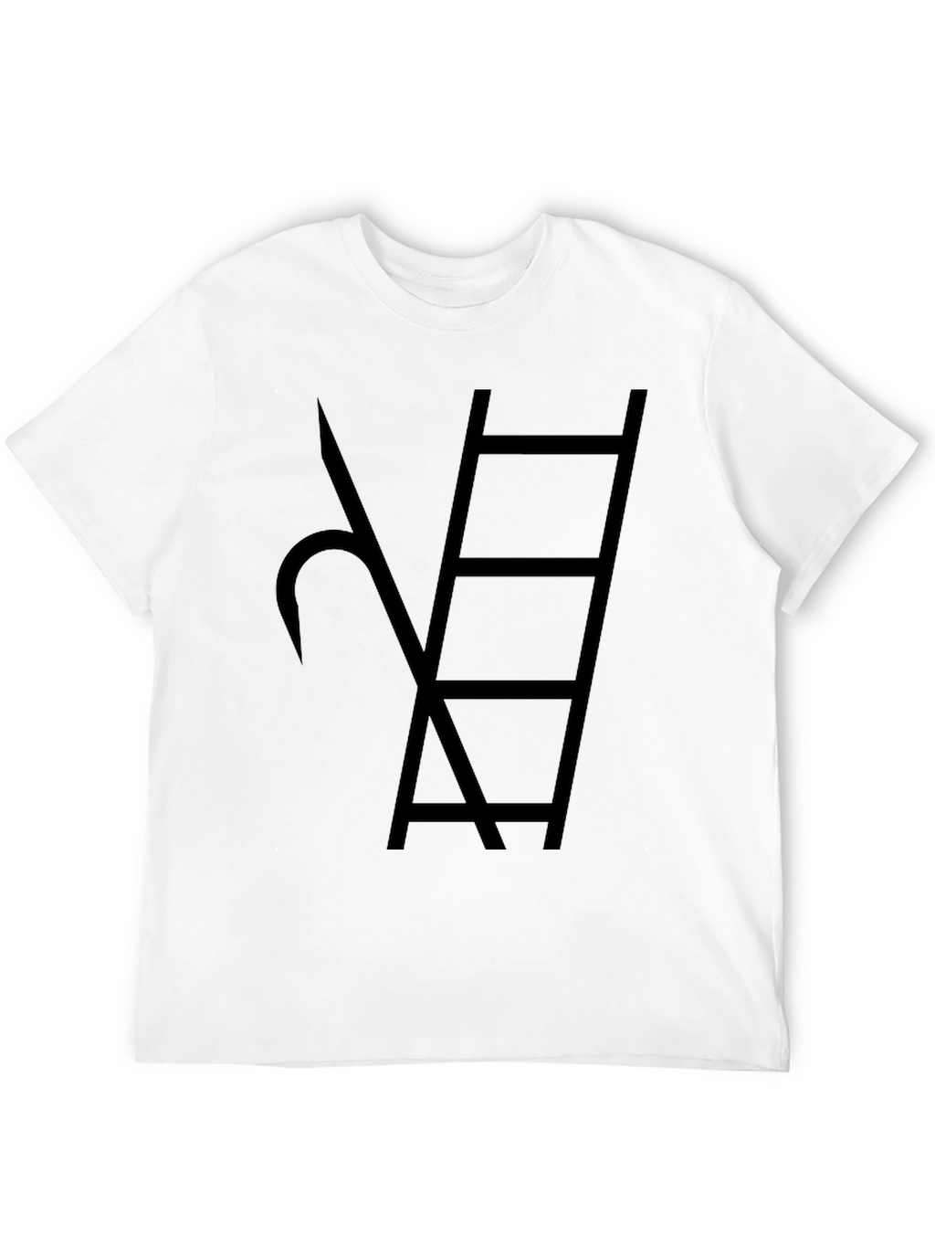 Mens Black Hook and Ladder T-Shirt