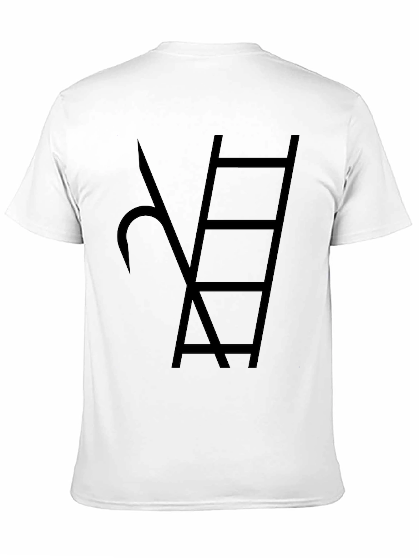 Mens Black Hook and Ladder T-Shirt