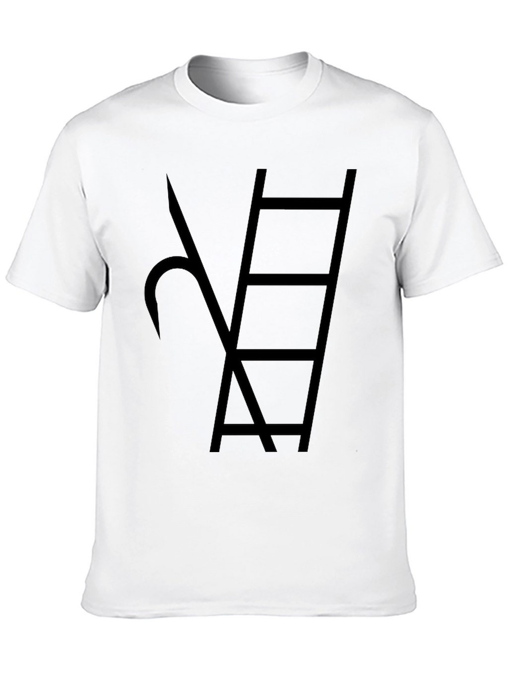 Mens Black Hook and Ladder T-Shirt