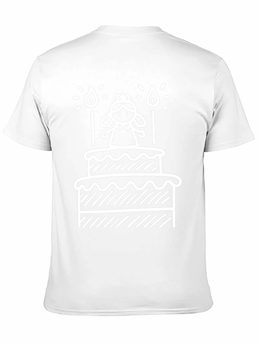 Birthday Cake Graphic T-Shirt