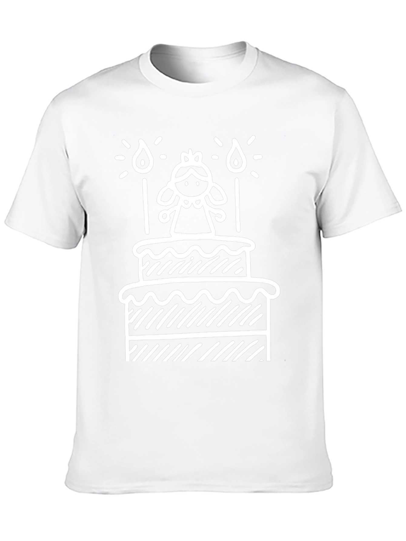 Birthday Cake Graphic T-Shirt