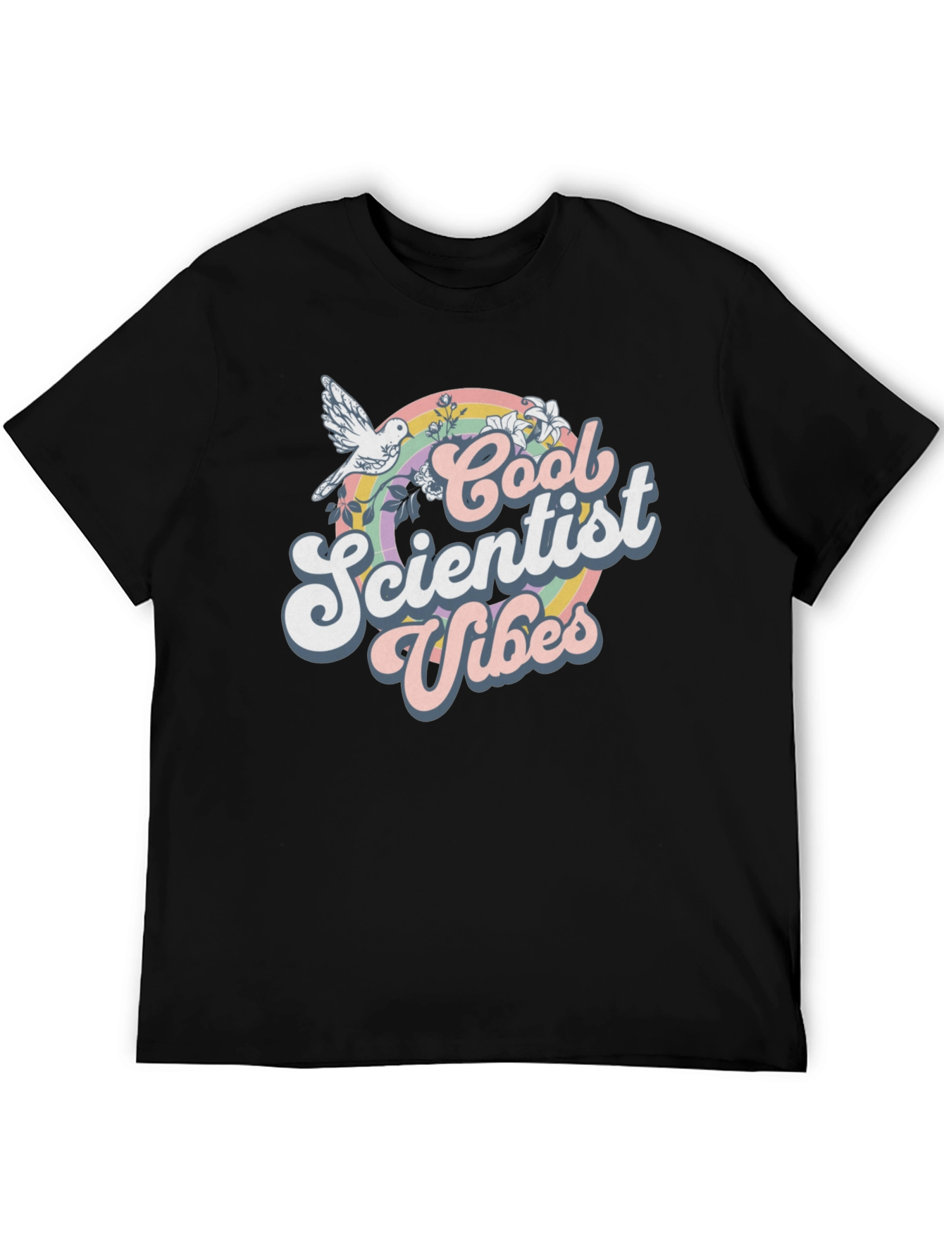 Cool Scientist Vibes Graphic T-Shirt
