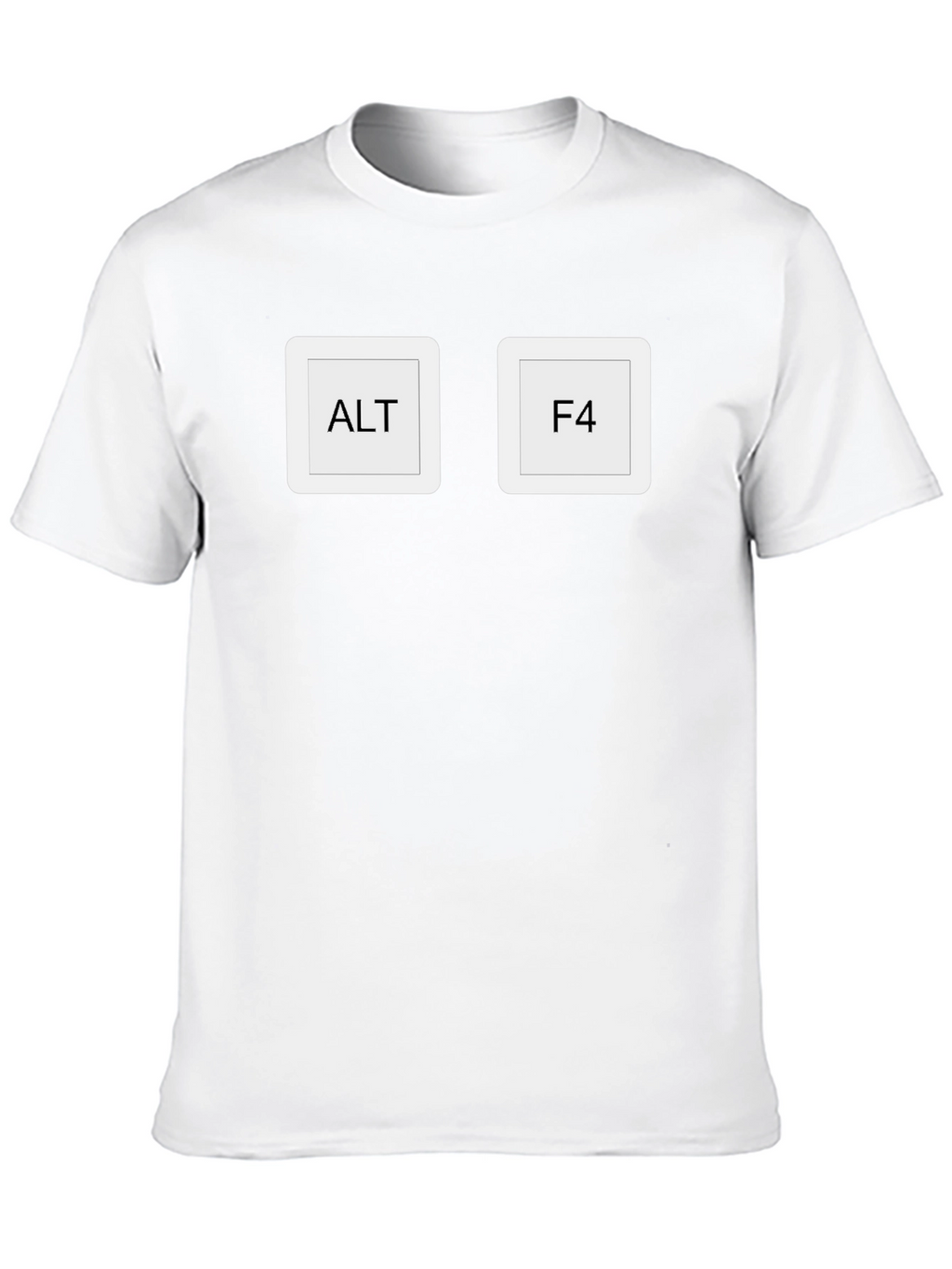 Alt-F4 Funny Programmer T-Shirt | Novelty PC Shortcut