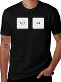 Alt-F4 Funny Programmer T-Shirt | Novelty PC Shortcut