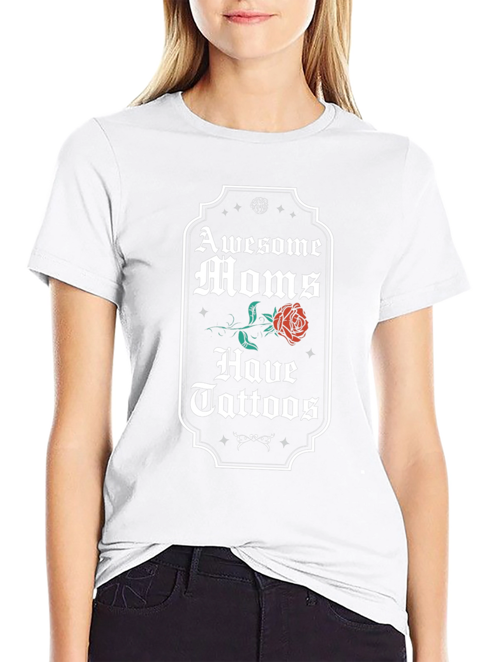 Awesome Moms Have Tattoos Graphic Tee