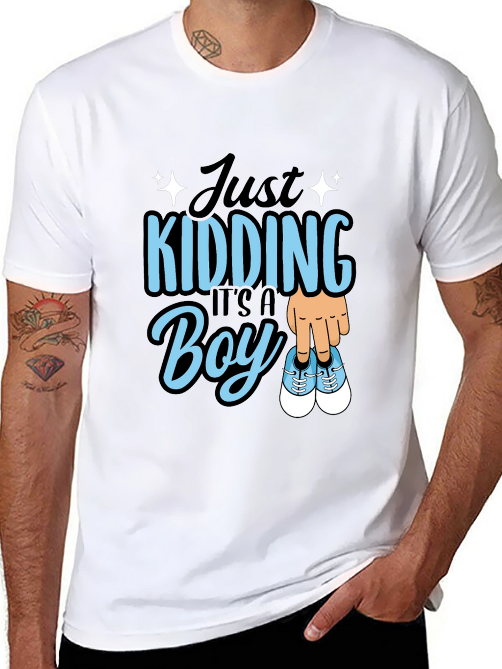 Just Kidding Its a Boy T-Shirt