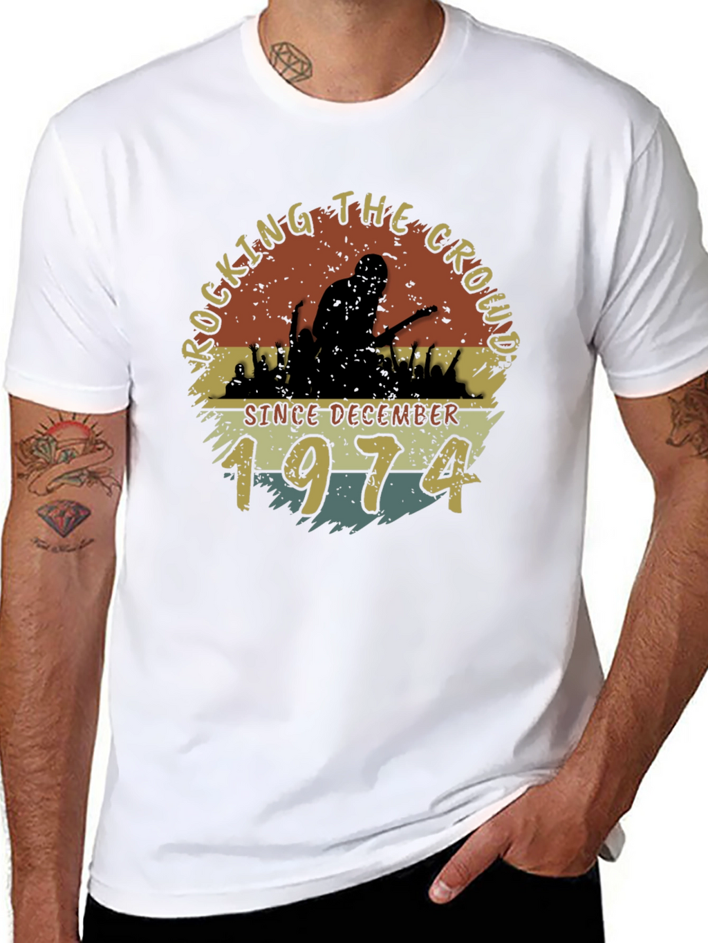 Rocking the Crowd Since 1974 T-Shirt