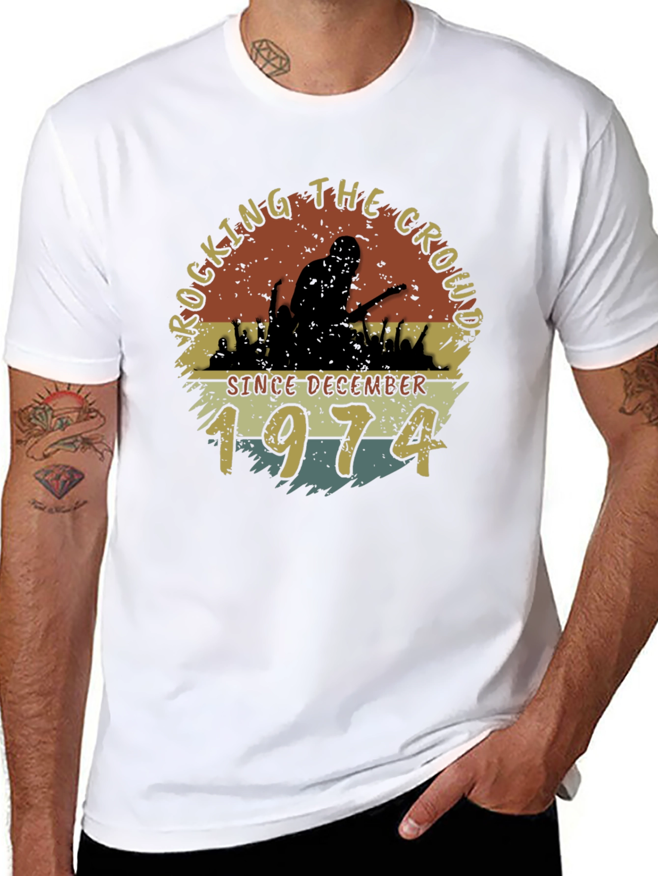 Rocking the Crowd Since 1974 T-Shirt