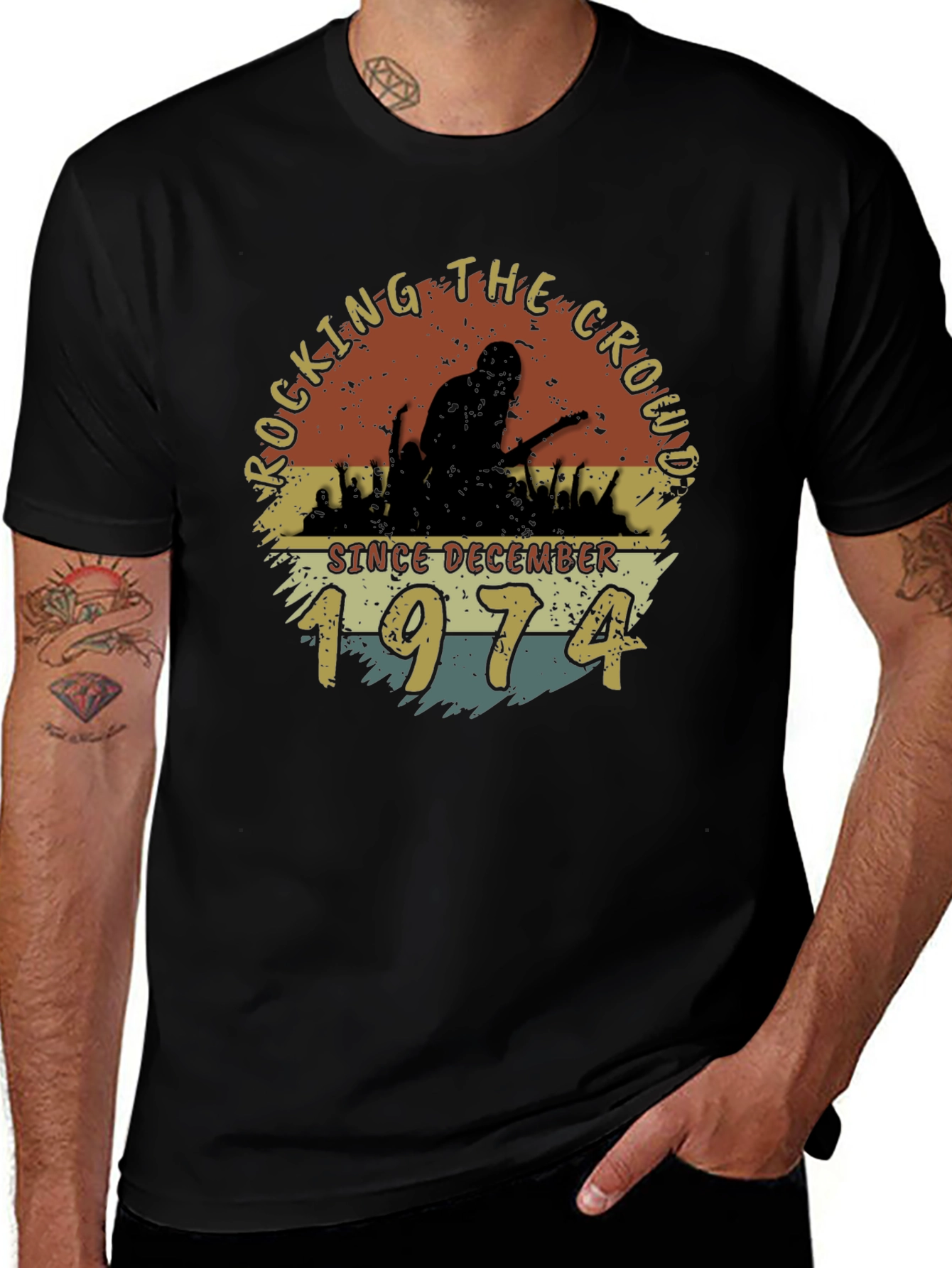 Rocking the Crowd Since 1974 T-Shirt