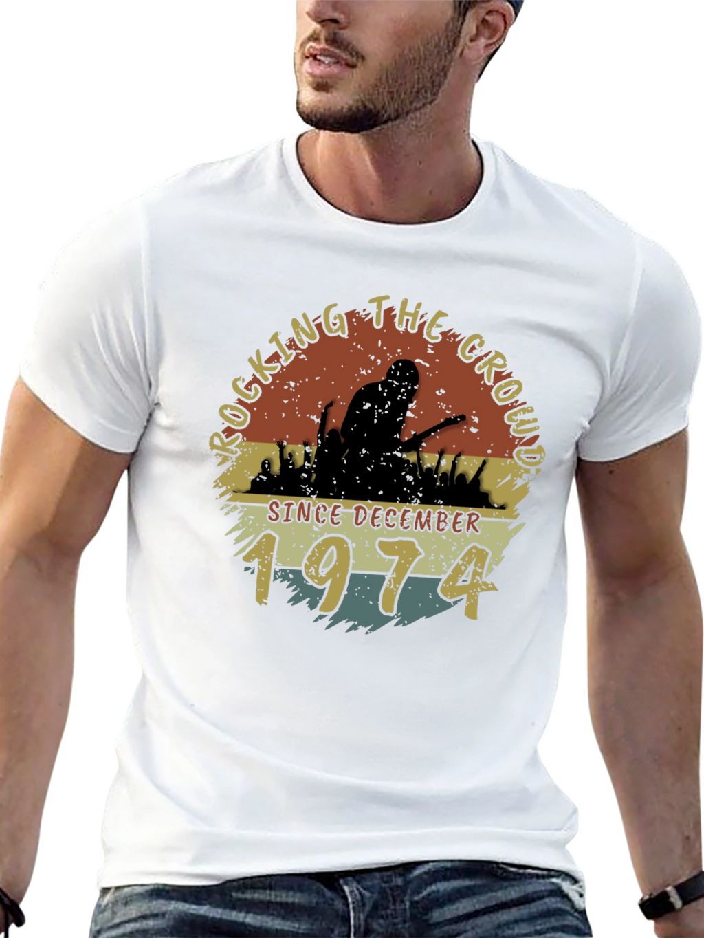 Rocking the Crowd Since 1974 T-Shirt